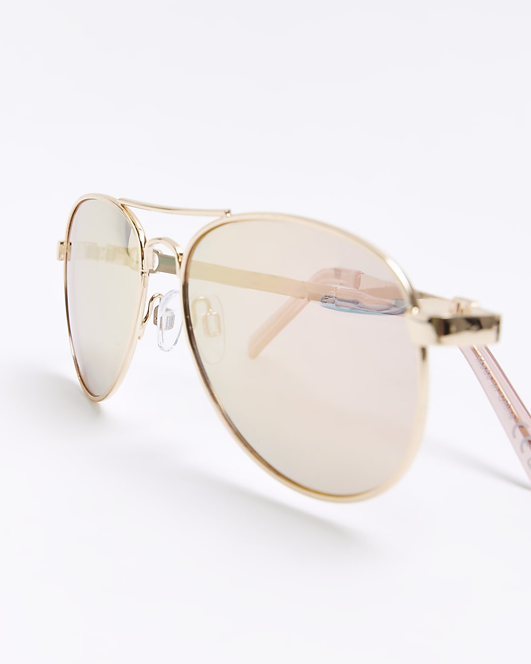 Gold aviator sunglasses