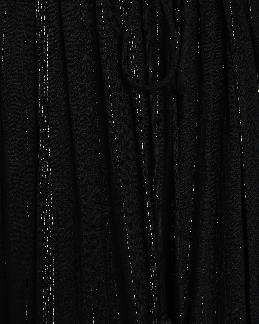 Black plunge beach jumpsuit