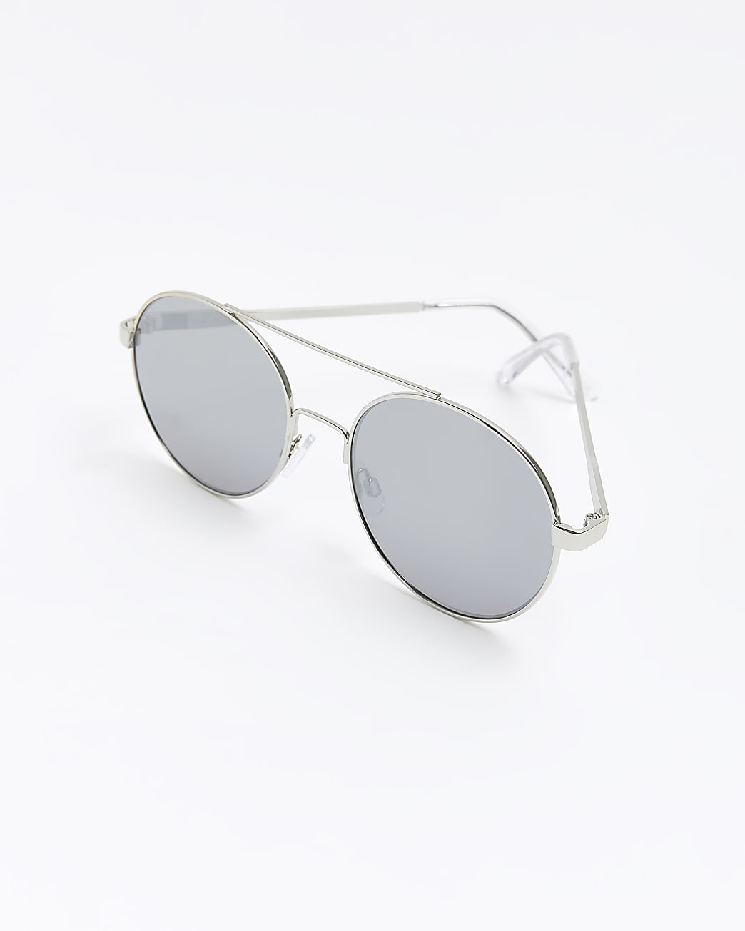 Silver Round Sunglasses