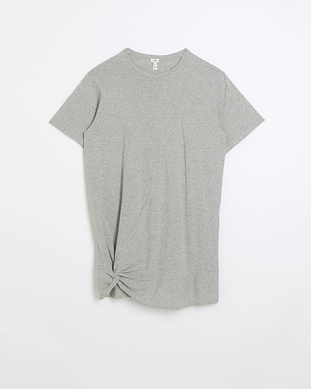 Grey t-shirt mini dress