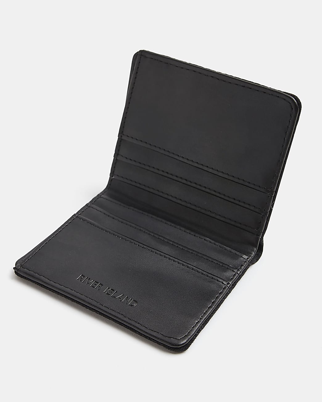 Black Jacquard Bifold Wallet