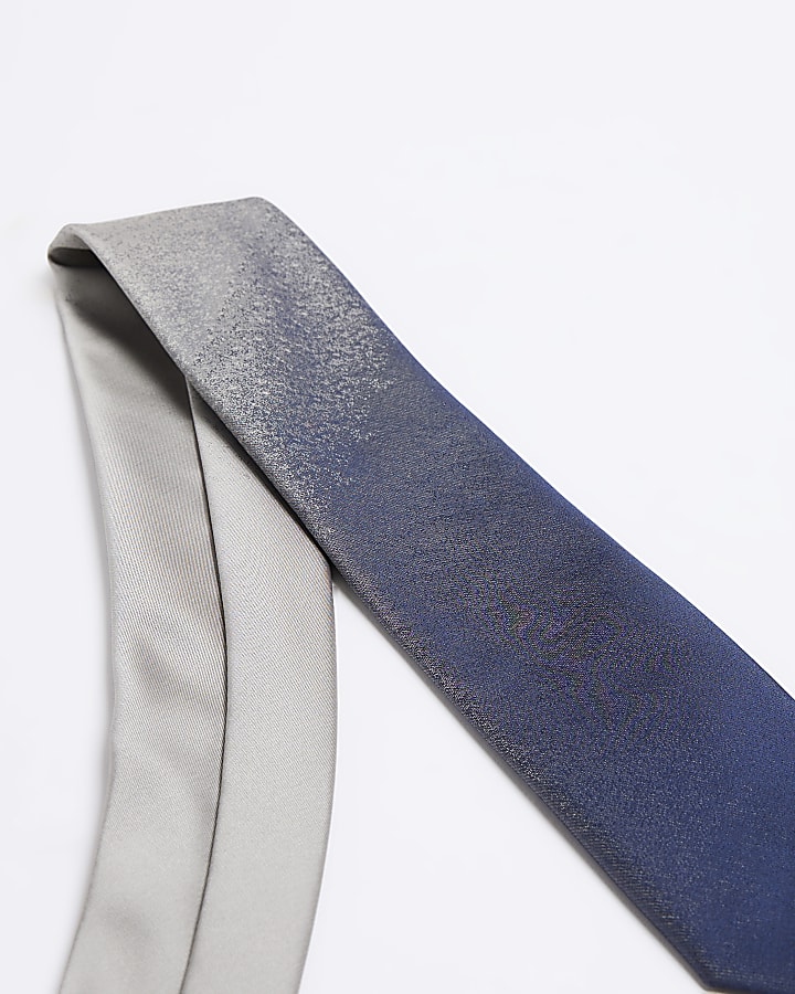 Navy ombre tie