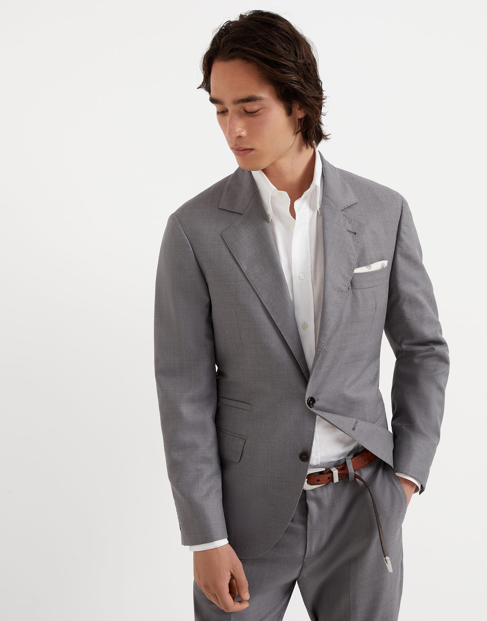 Wool and silk blazer
