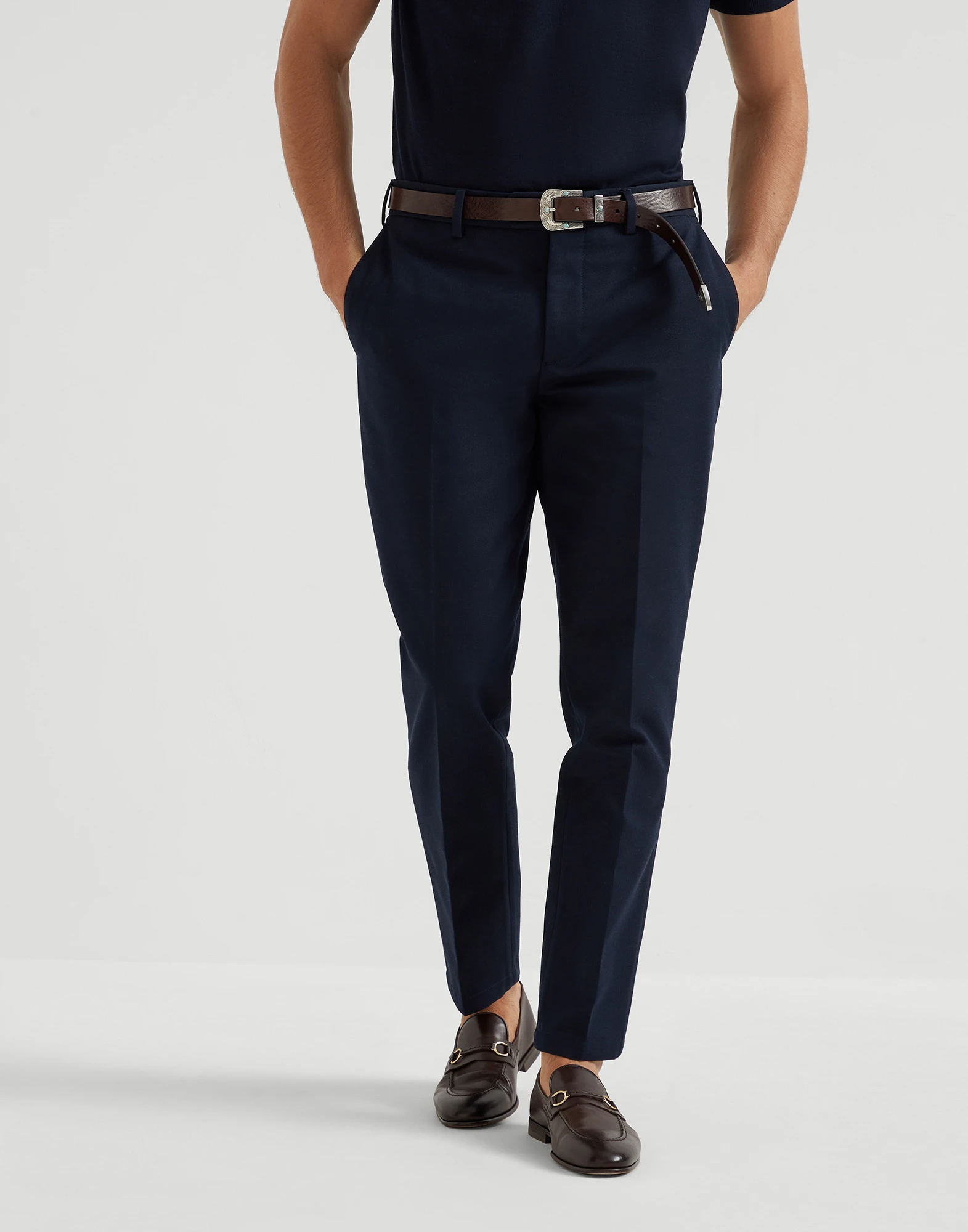 Gabardine trousers