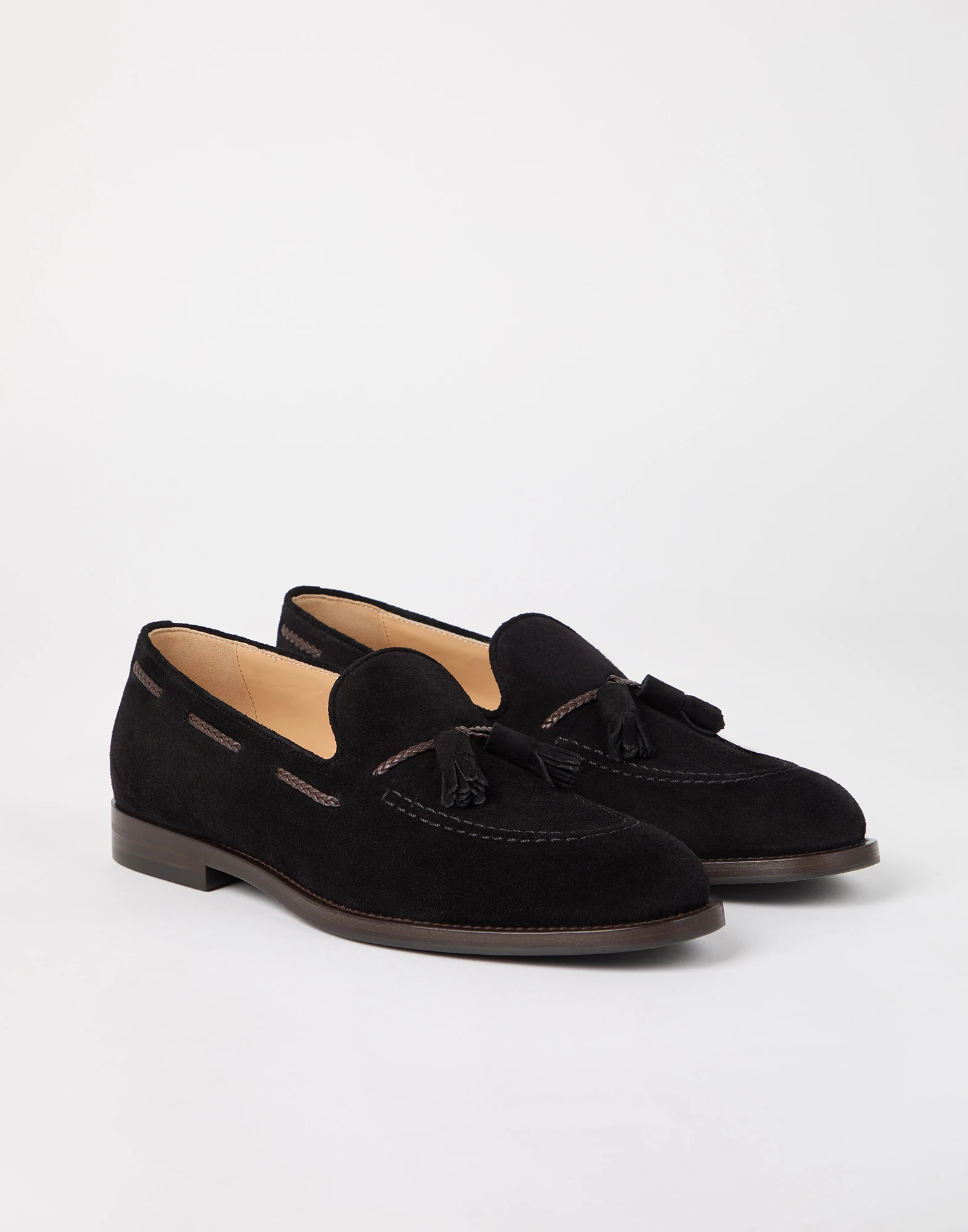 Suede loafers