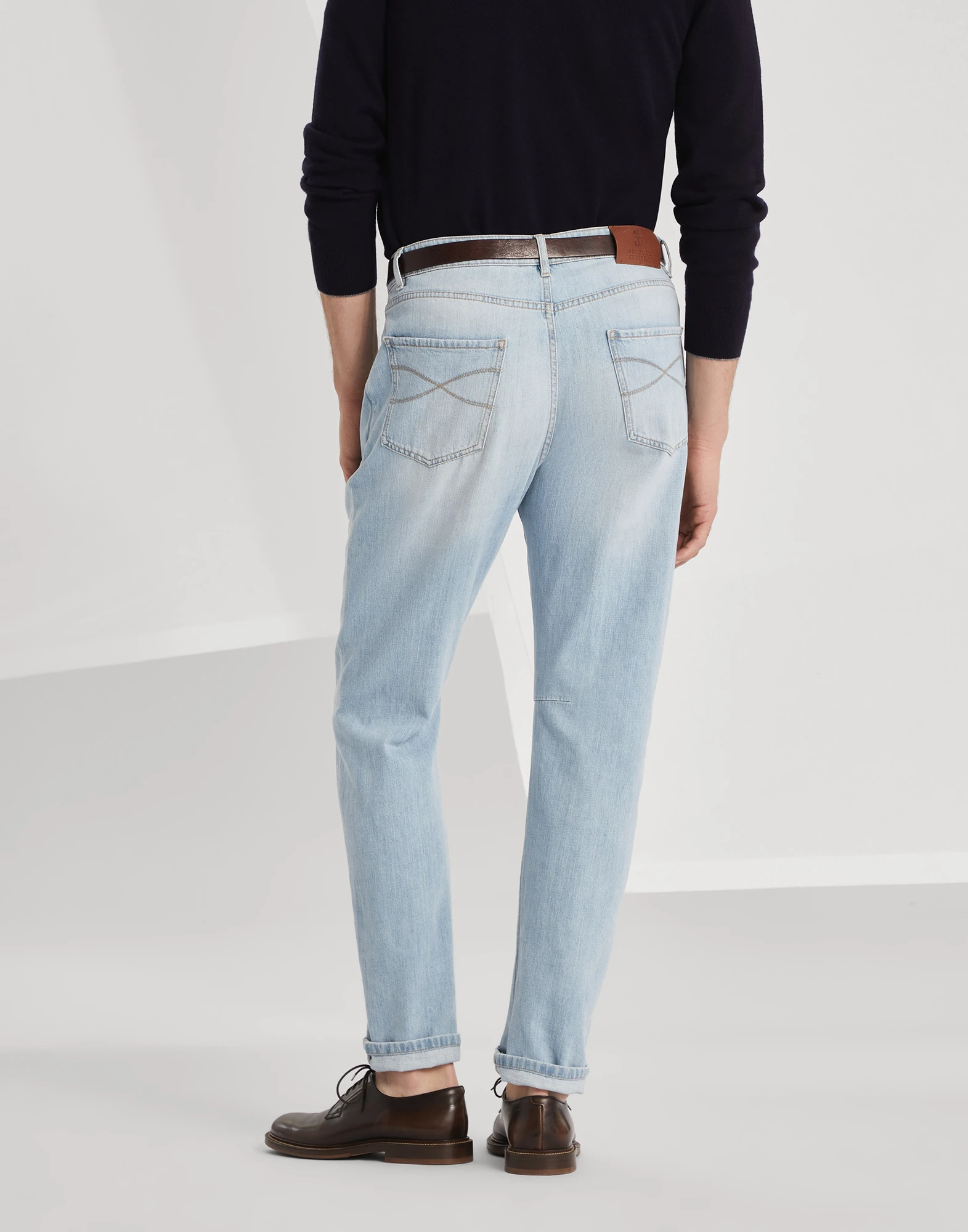 Lightweight denim trousers