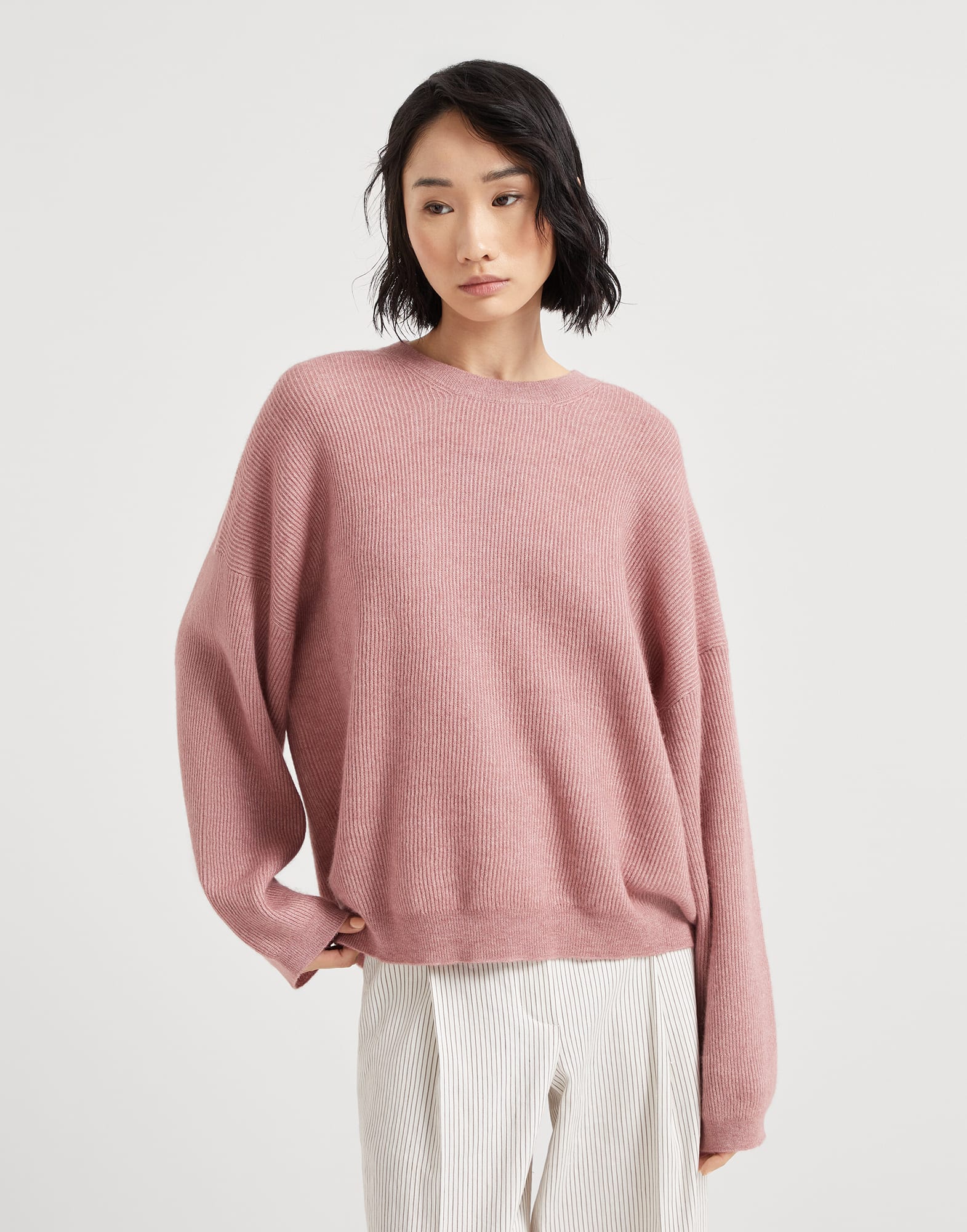 English Rib knit sweater