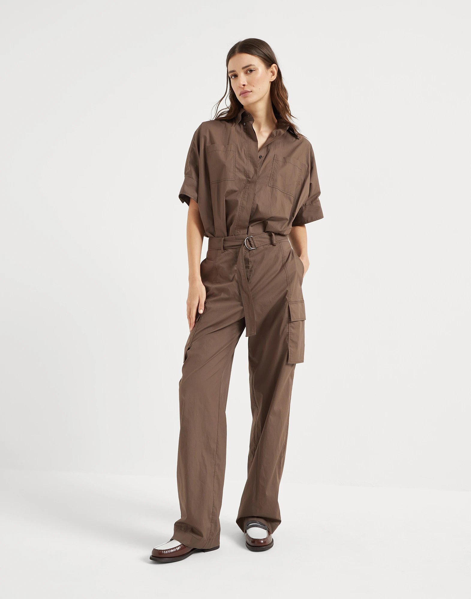 Poplin jumpsuit