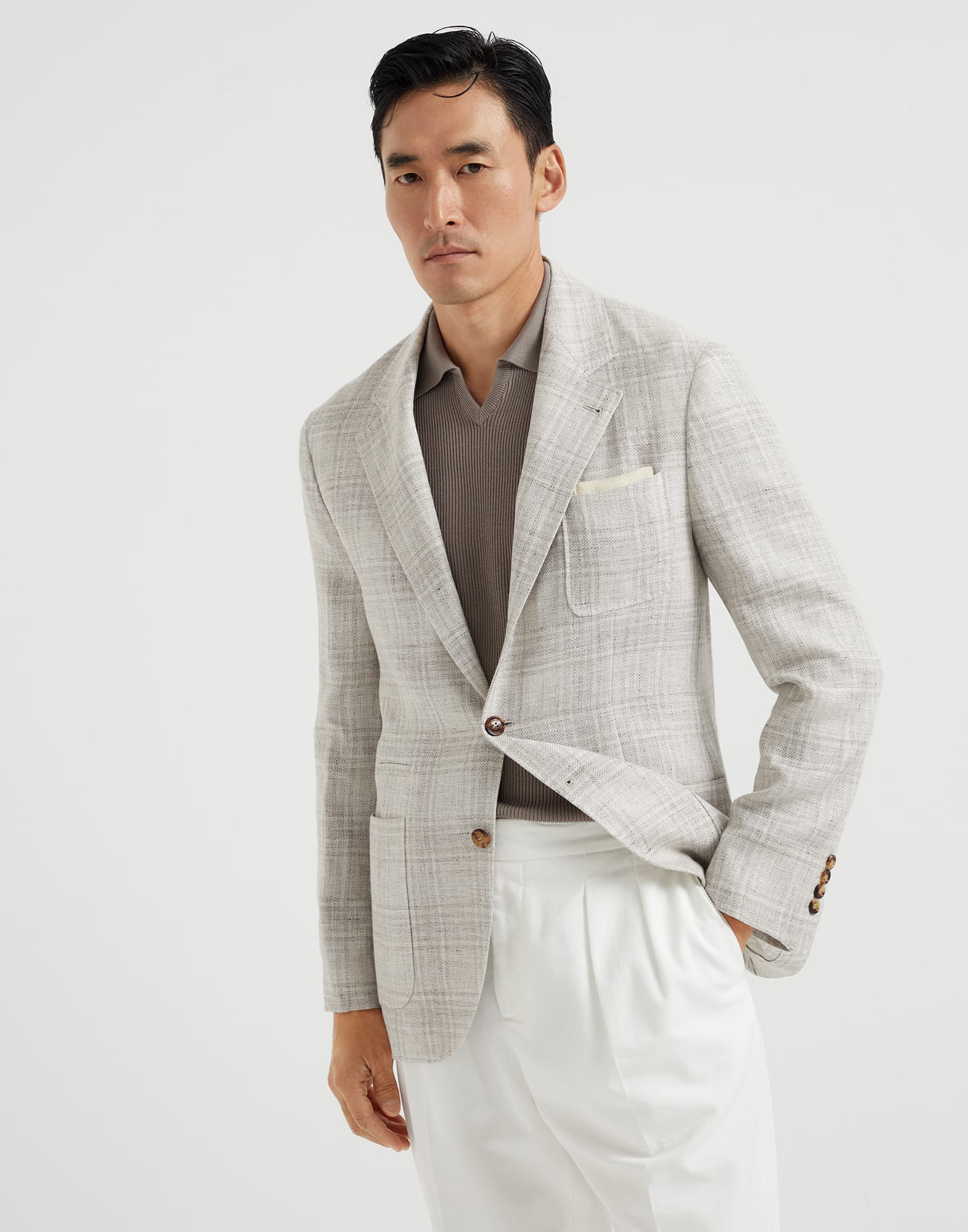 Prince of Wales deconstructed blazer