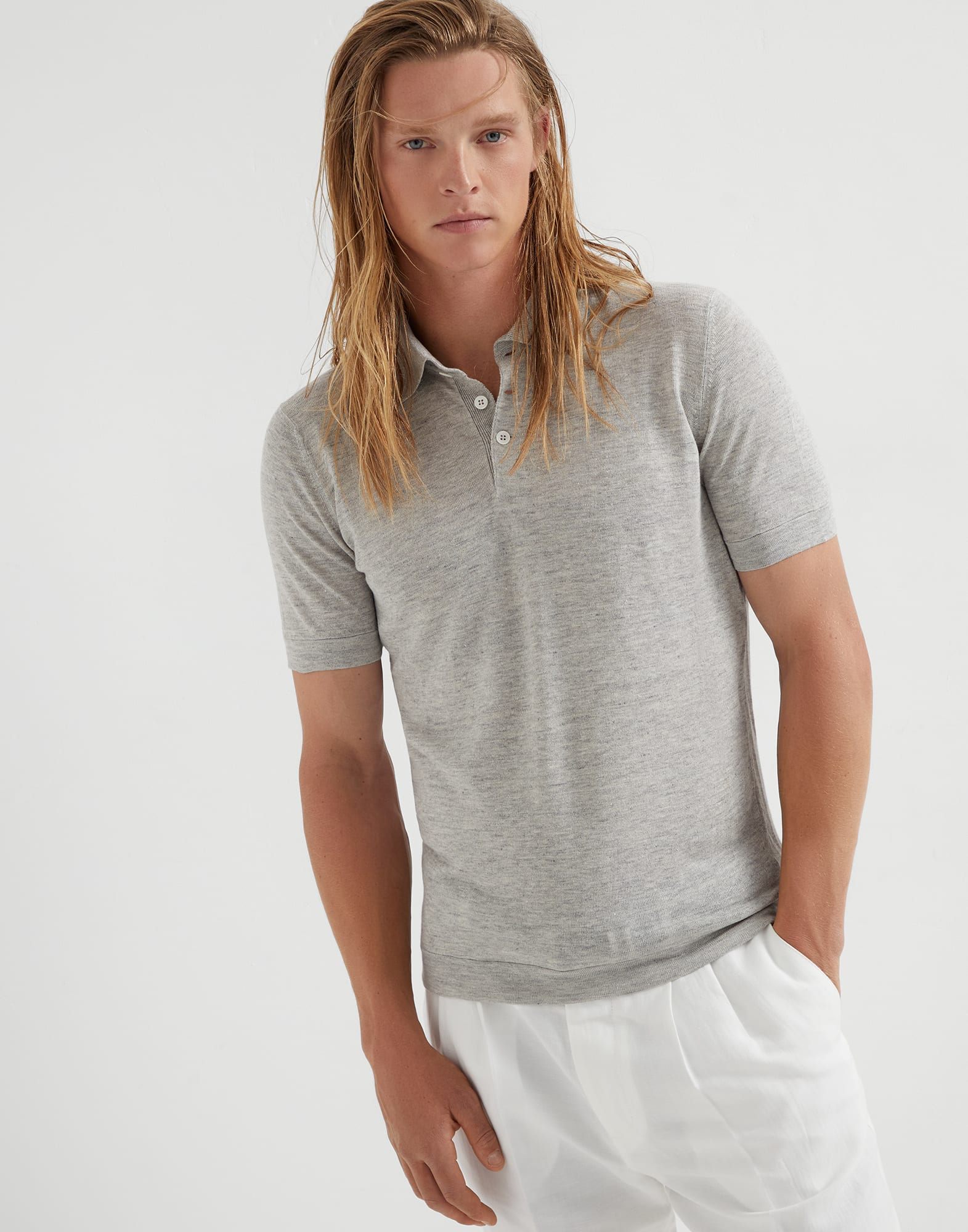Polo-style sweater
