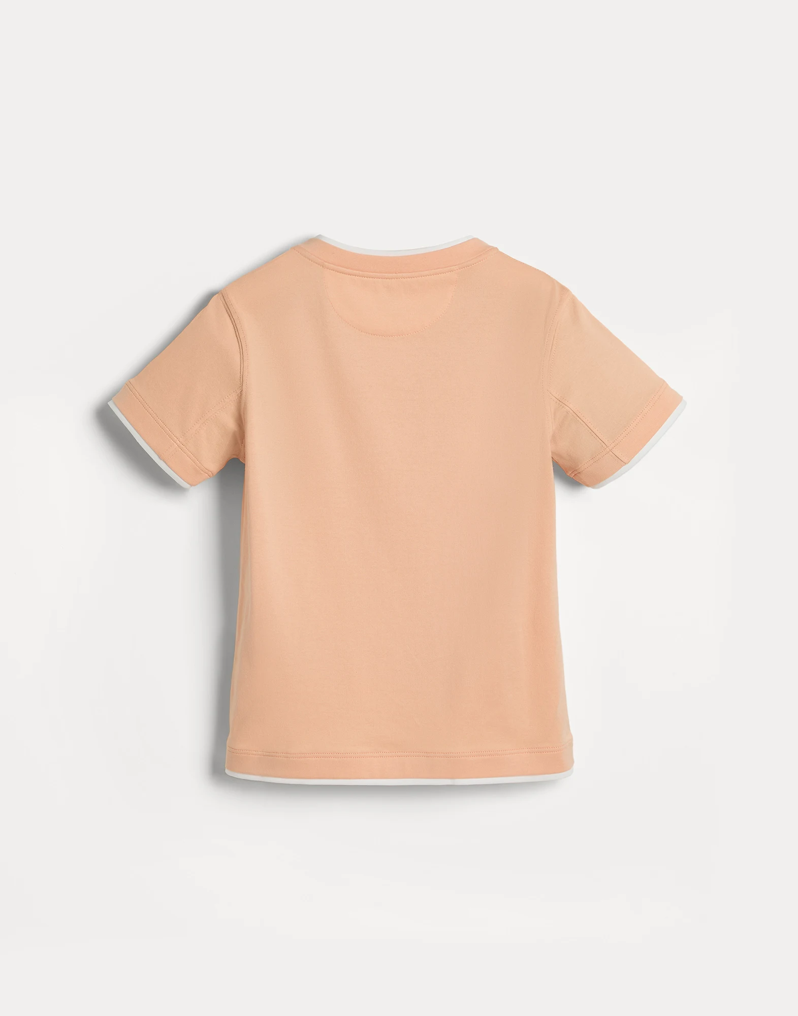 T-shirt with faux-layering