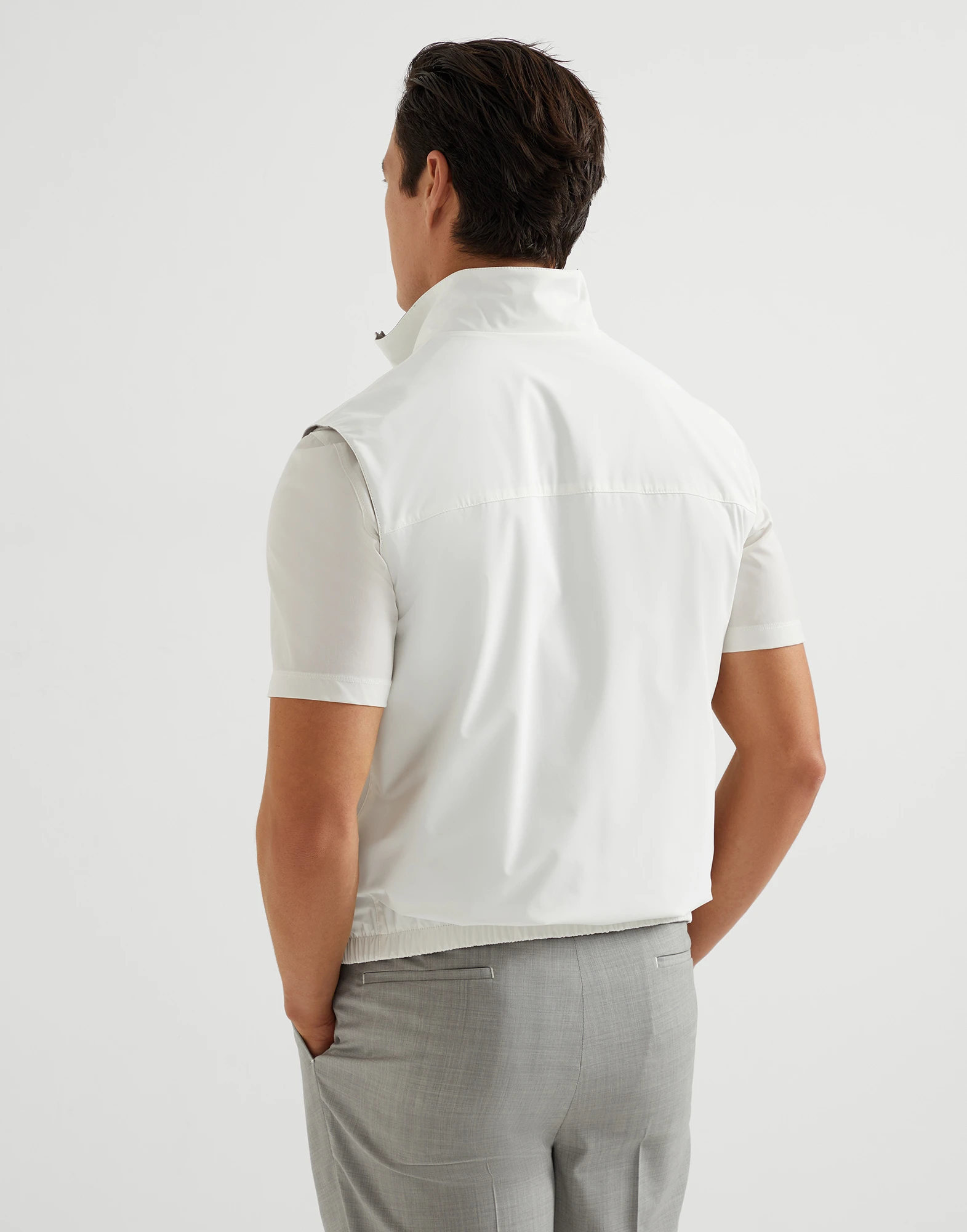 Reversible nylon vest
