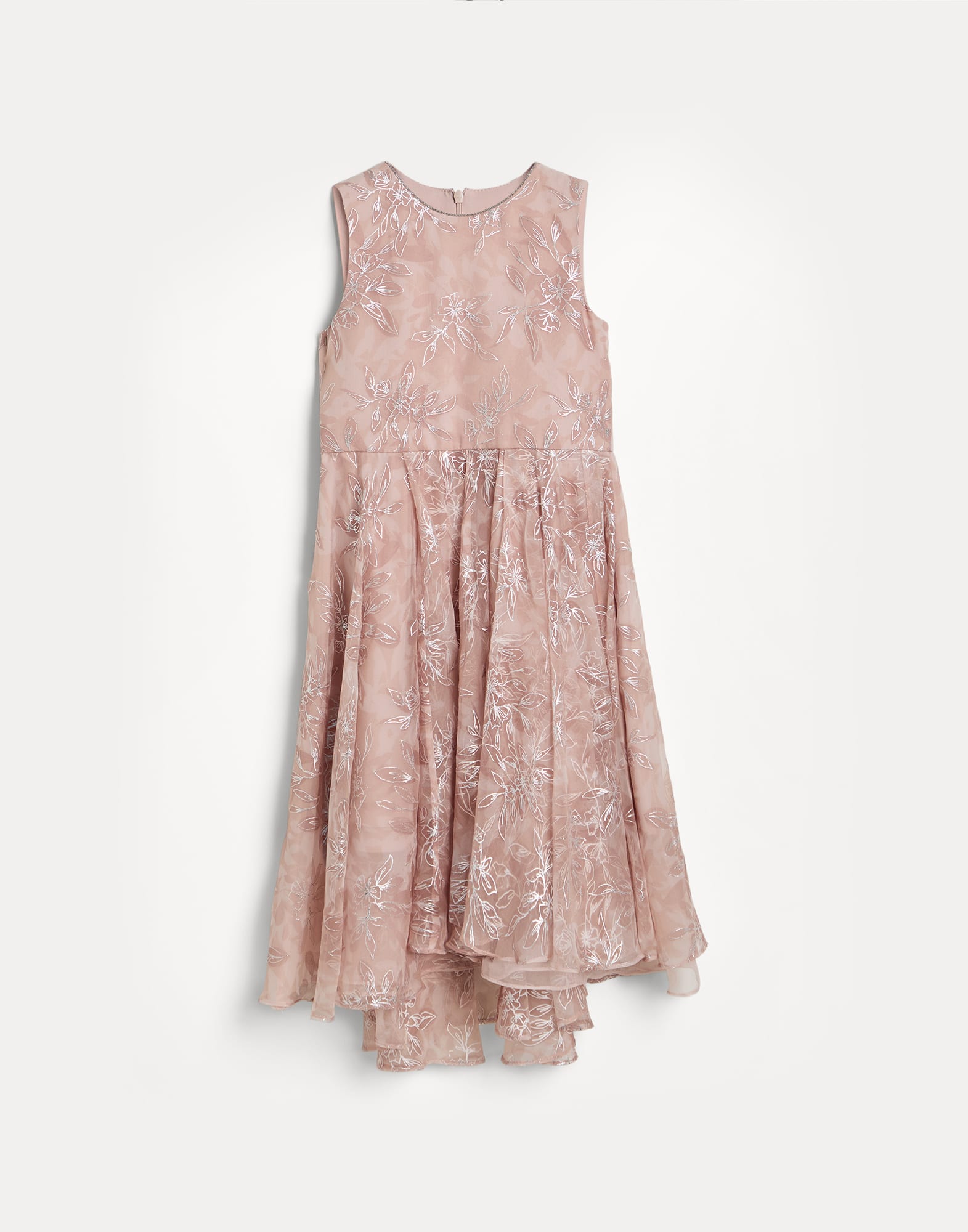 Silk Flower Print dress