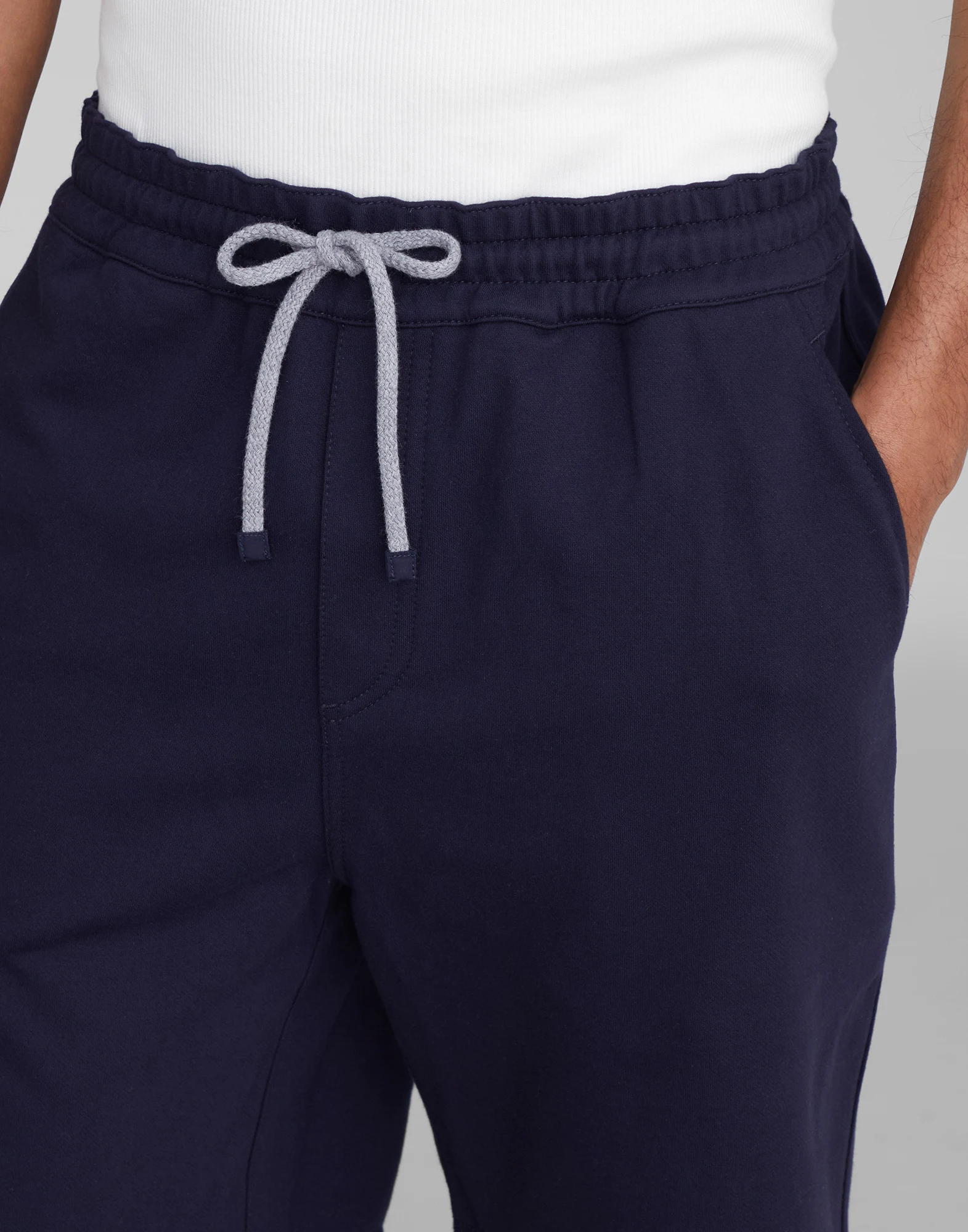 Techno cotton French terry Bermuda shorts