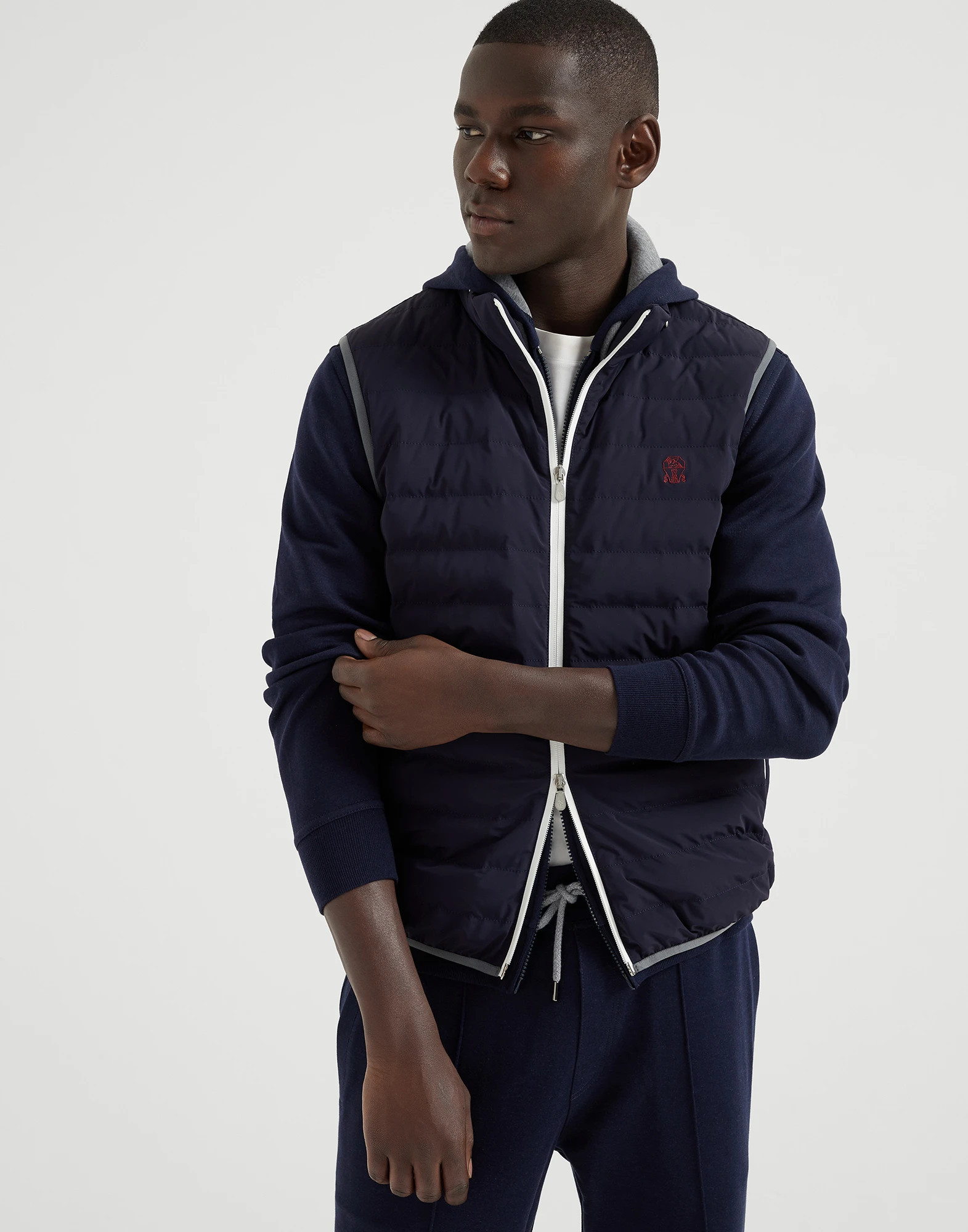 Nylon down vest