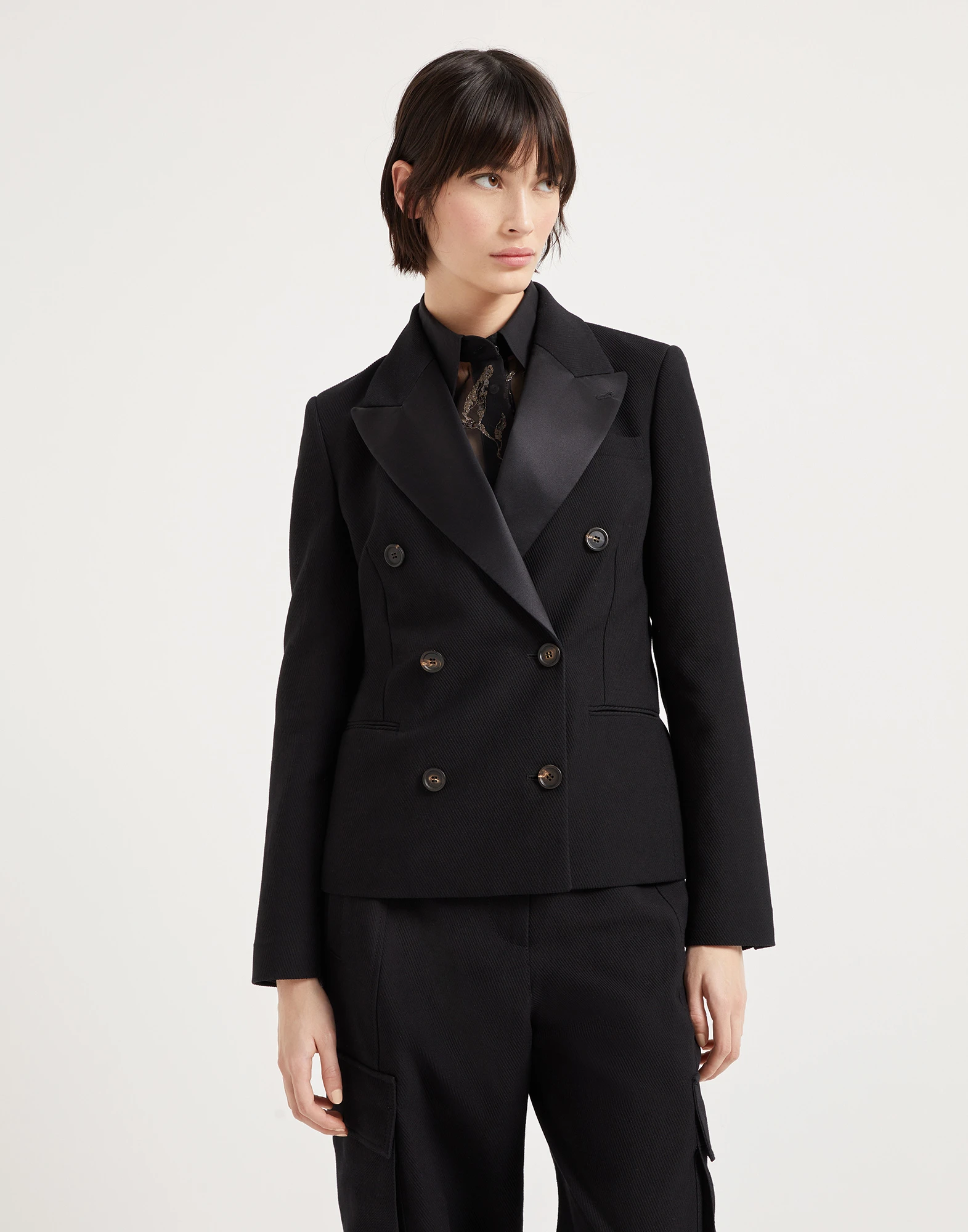 Cavalry blazer with monili