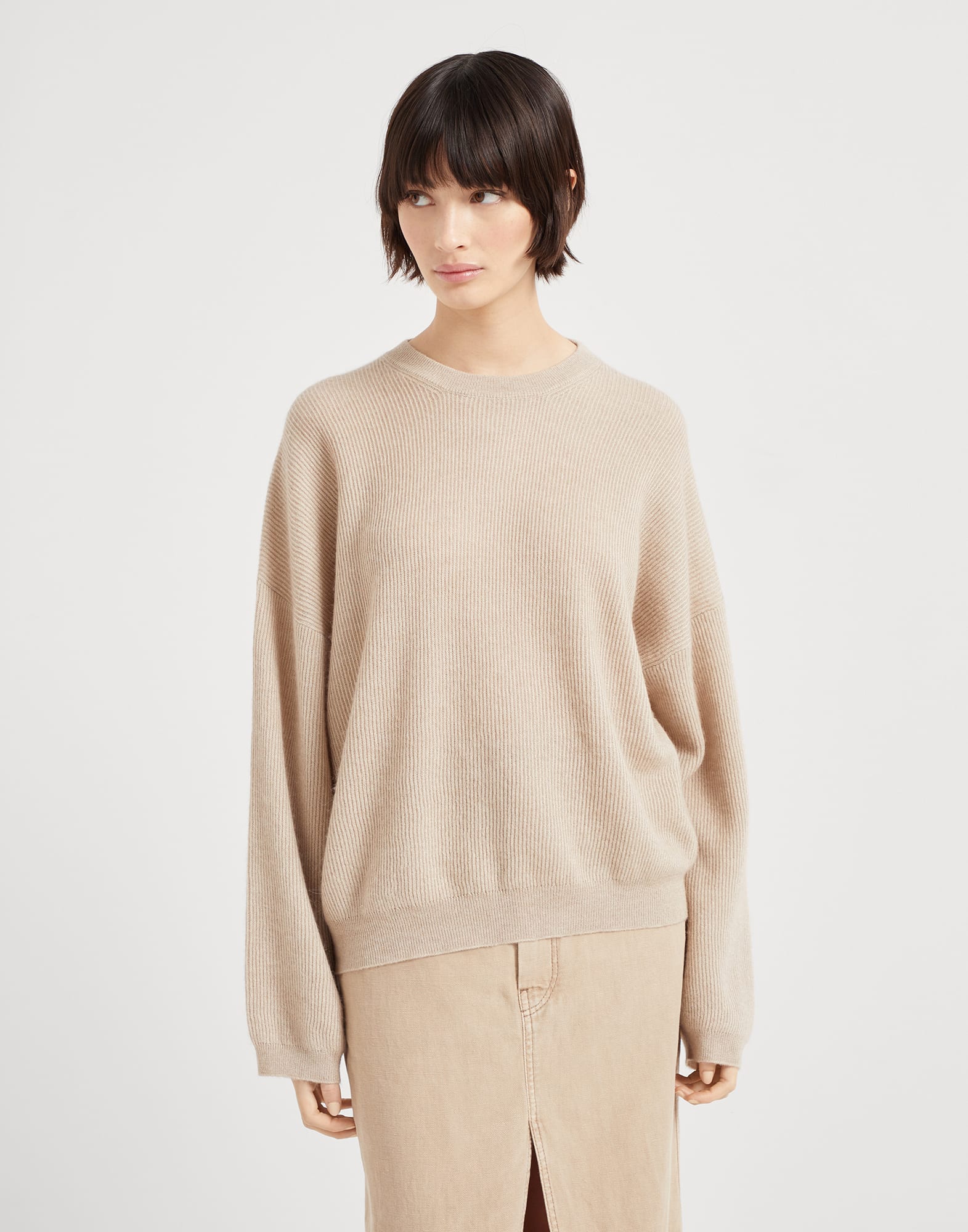 English Rib knit sweater