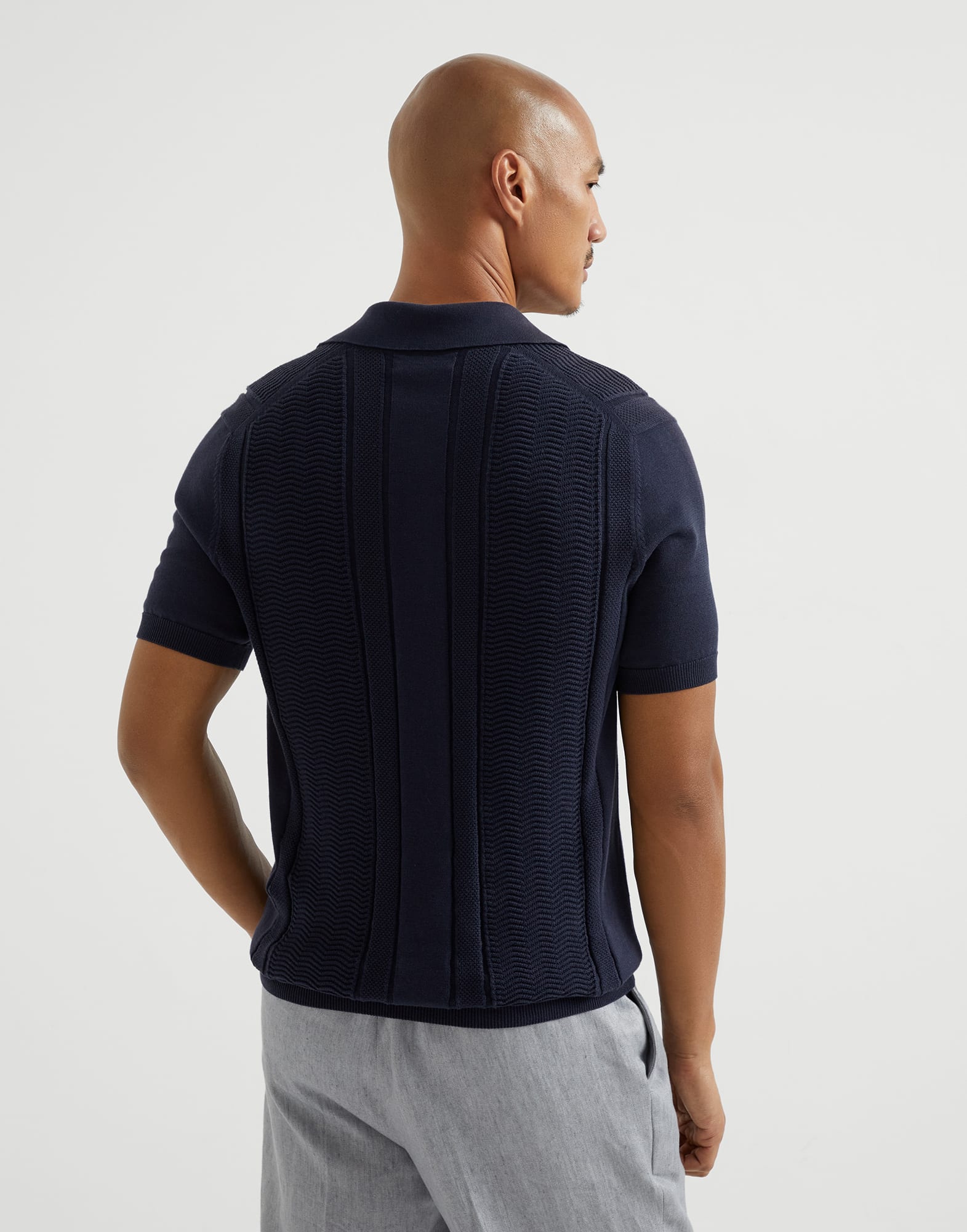 Polo-style sweater