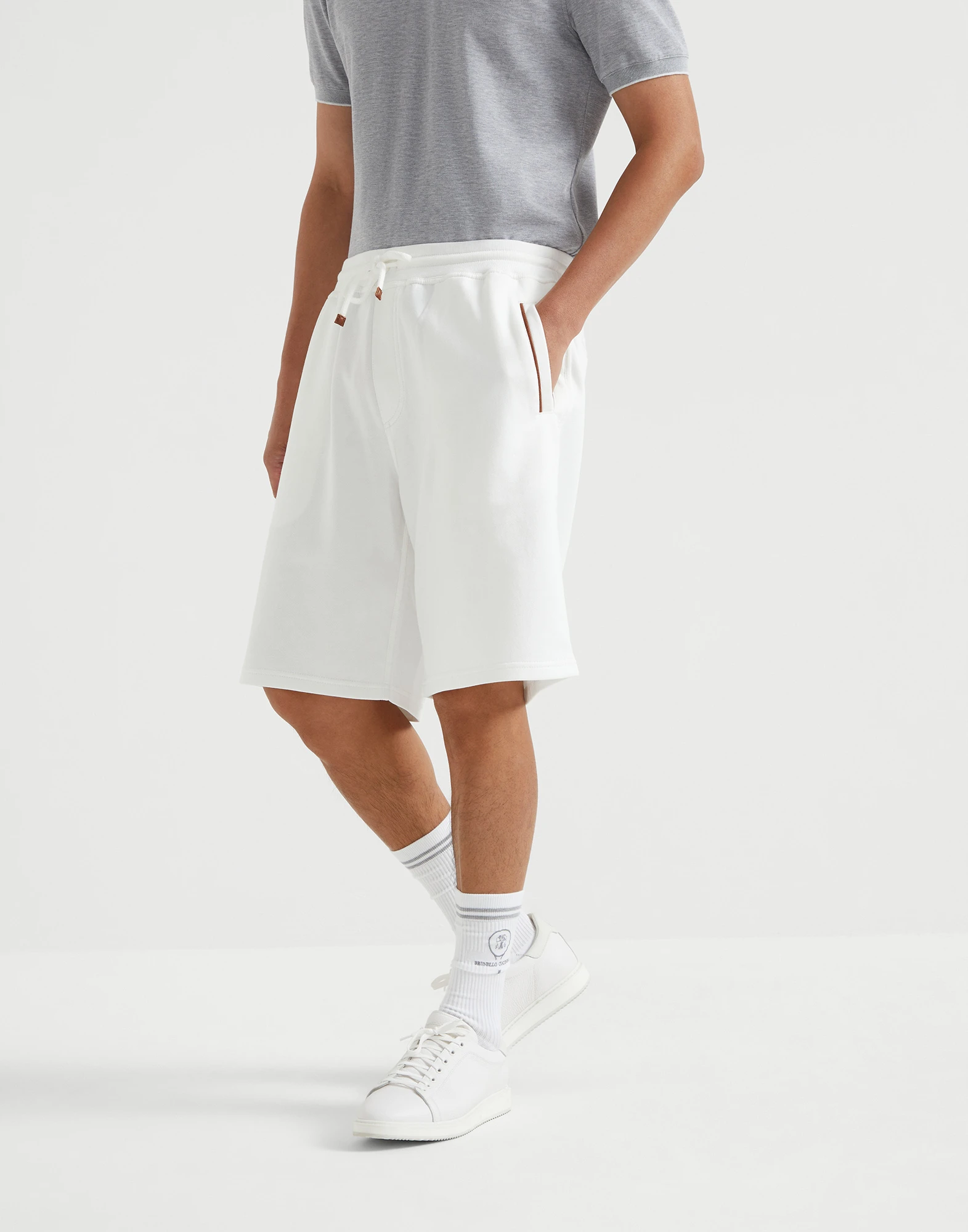 Cotton Bermuda shorts