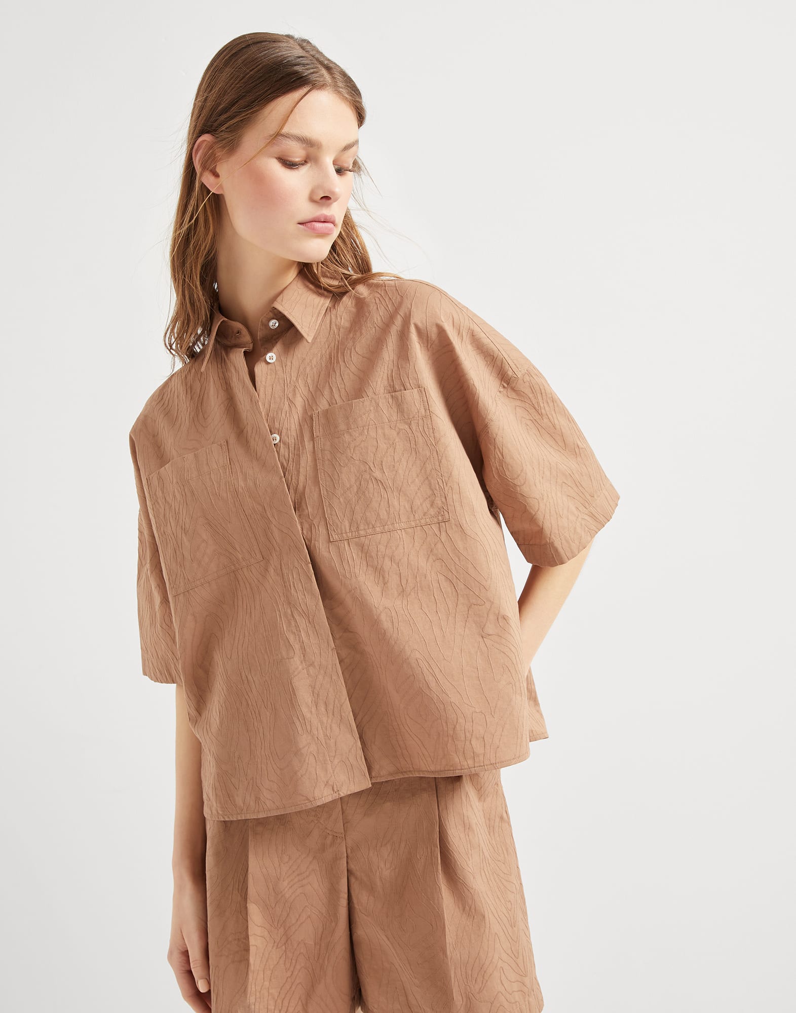 Ethnic Jacquard shirt
