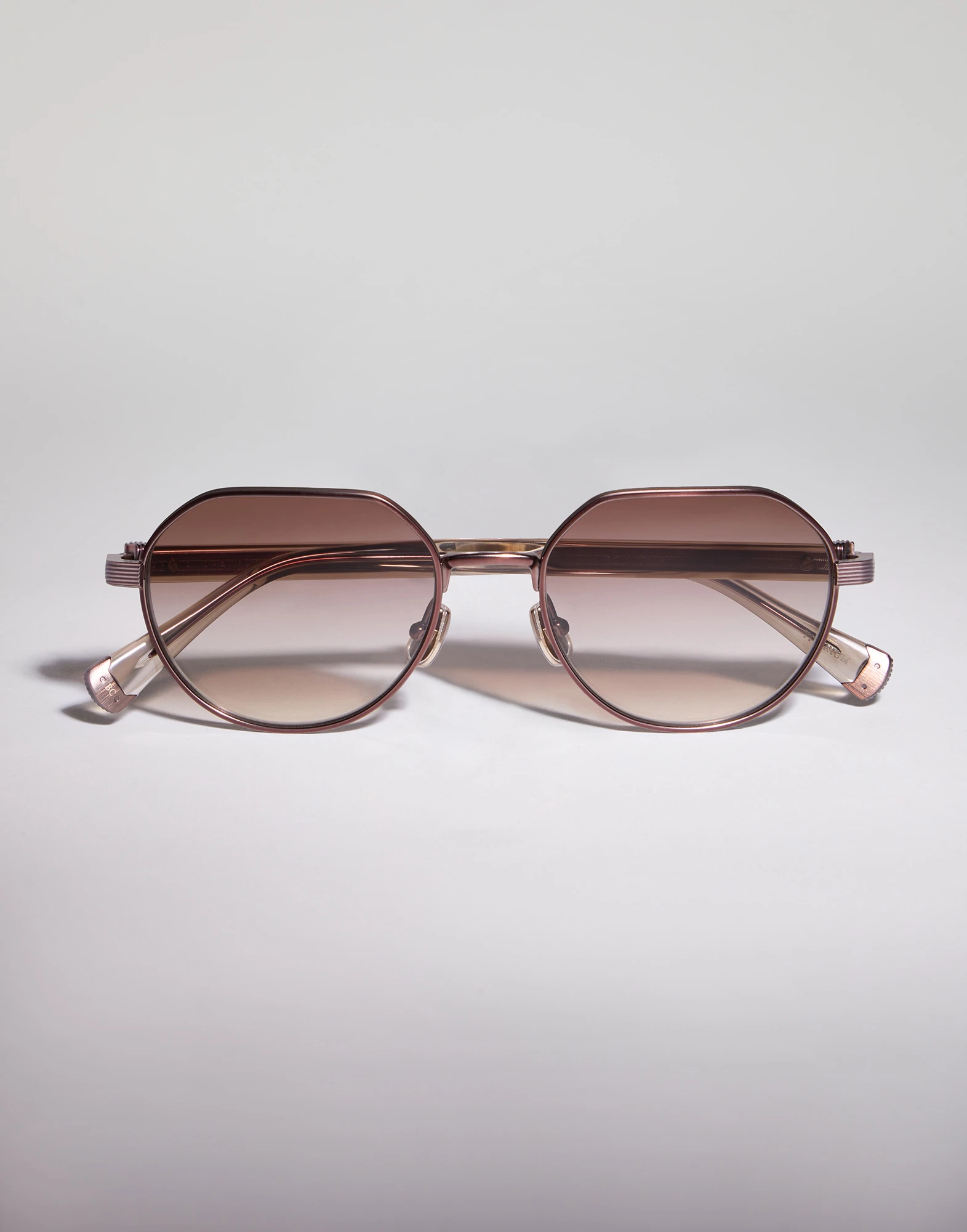 Geometric titanium frame