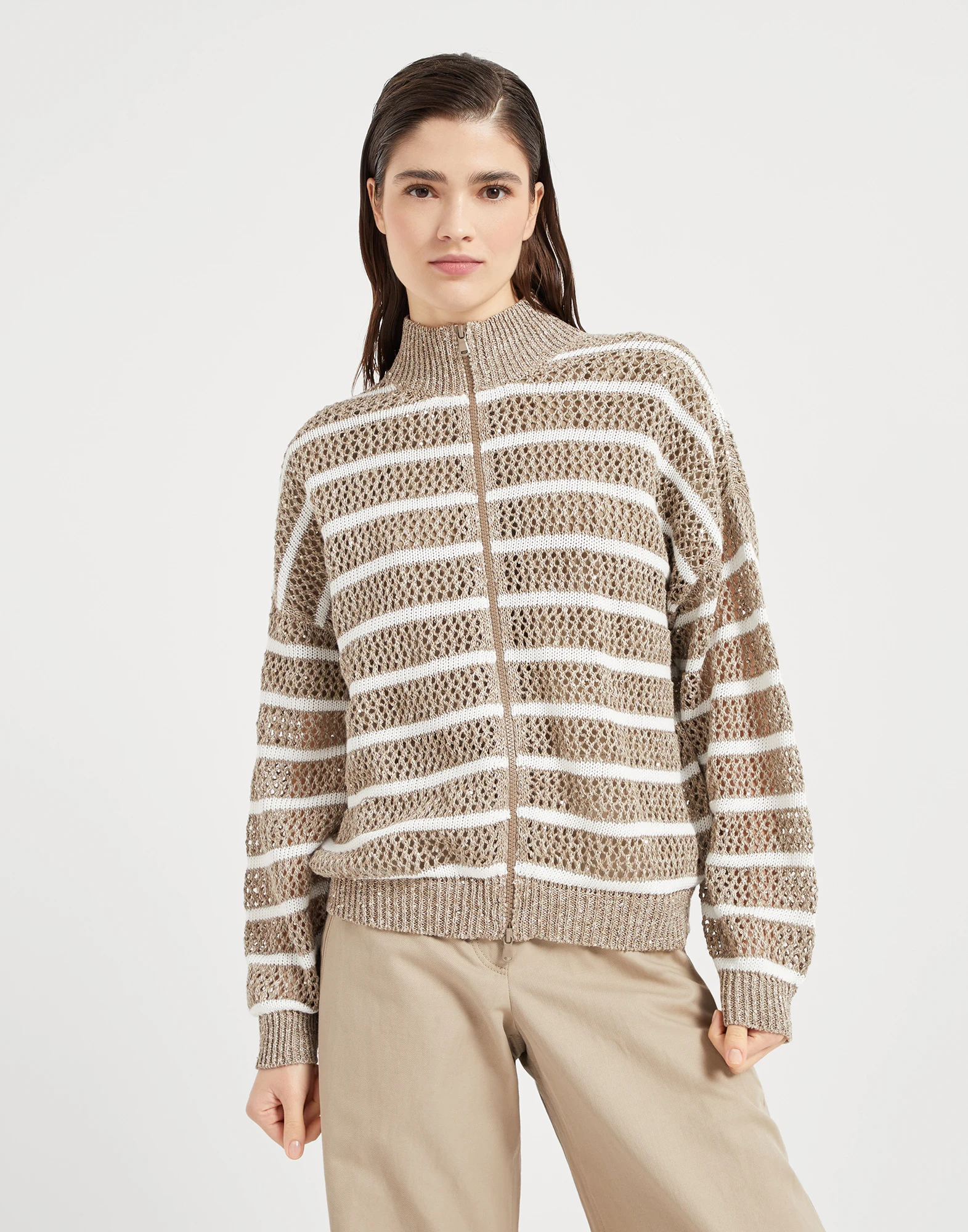 Dazzling Net cardigan
