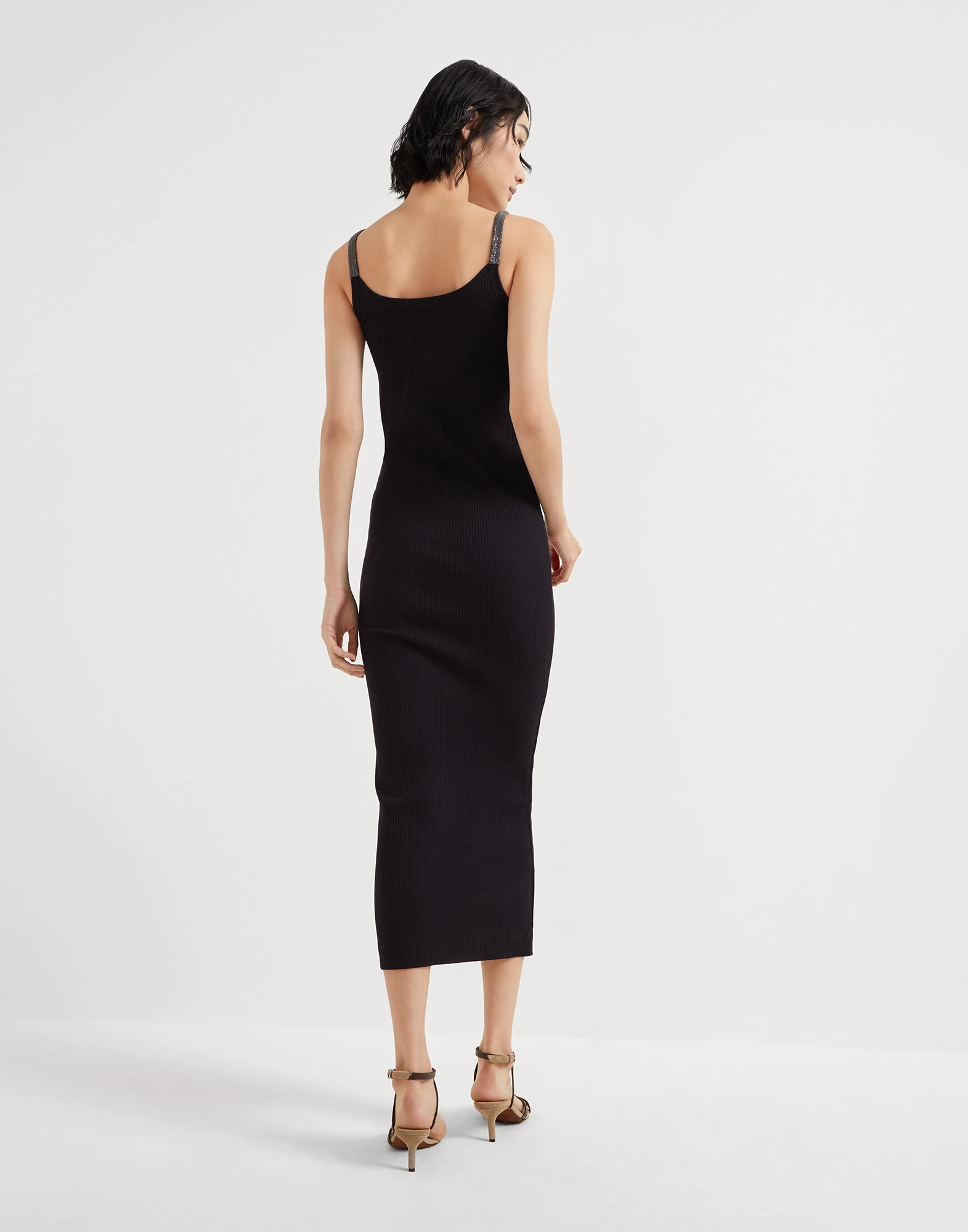 Tank dress with monili