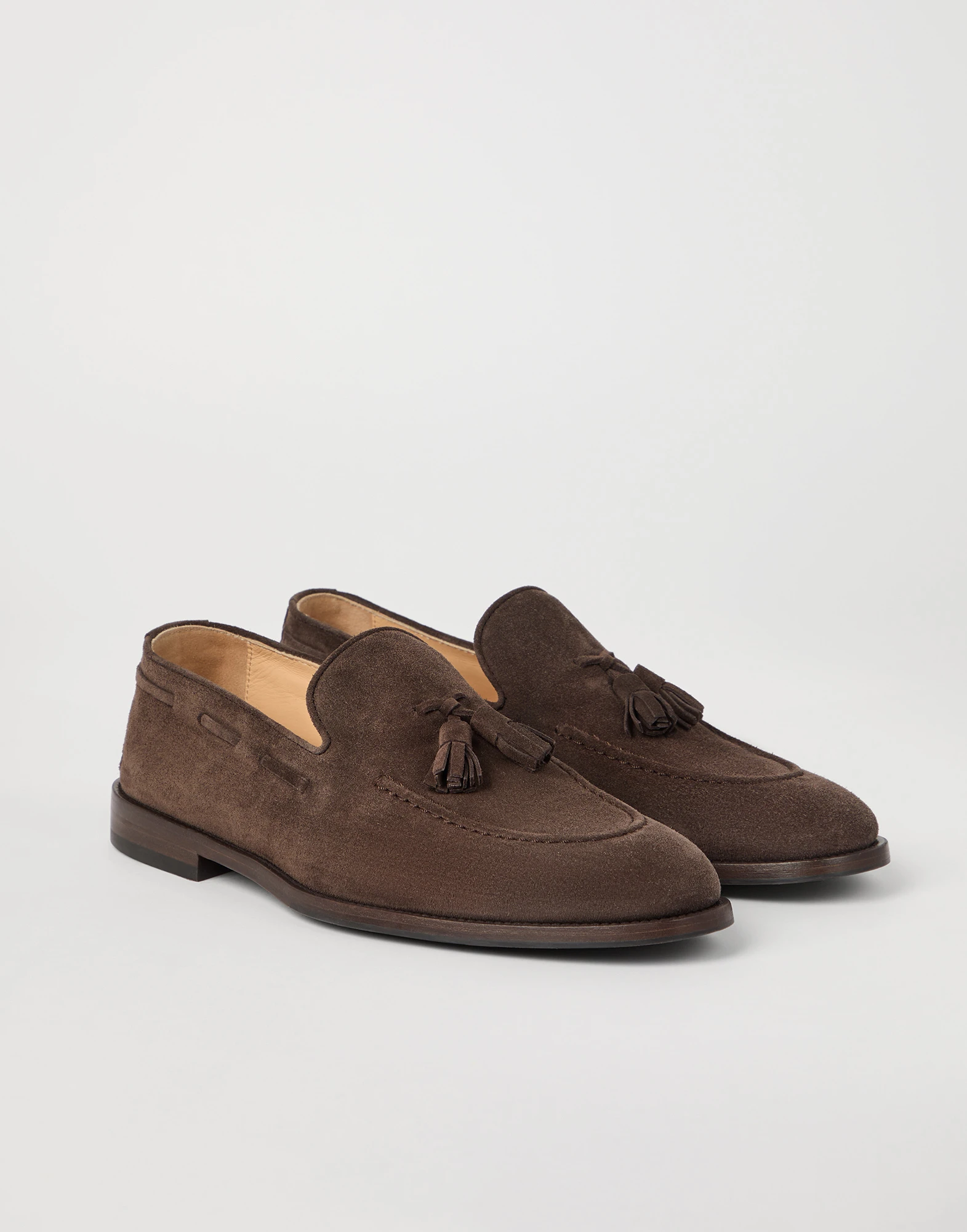 Suede loafers
