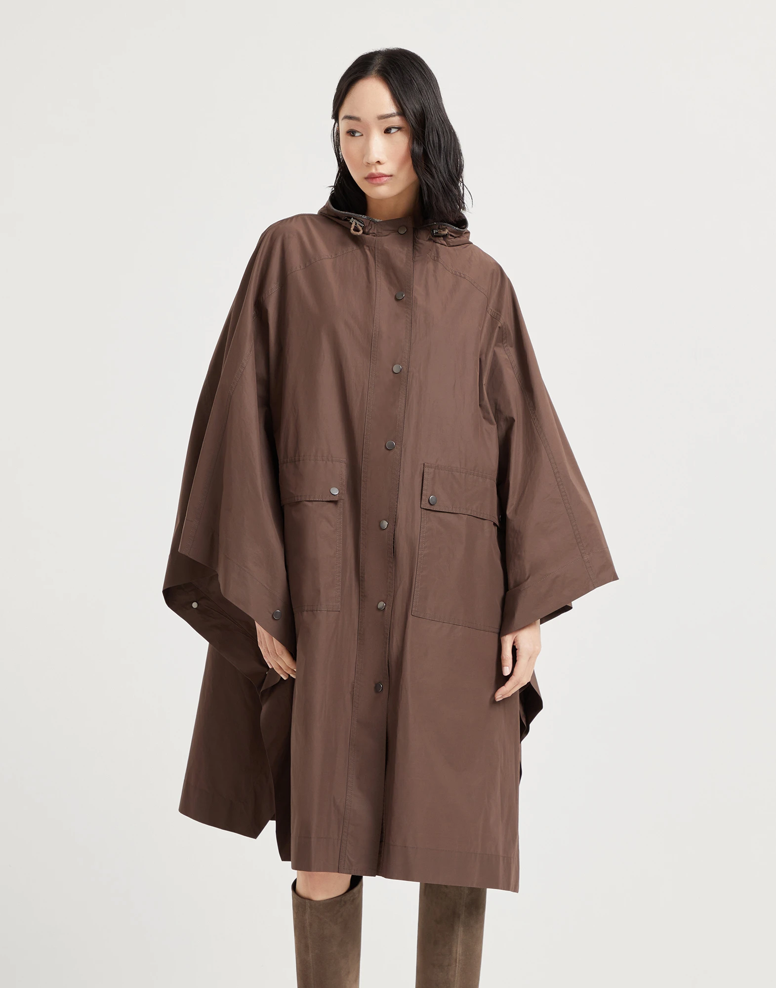 Parka with monili
