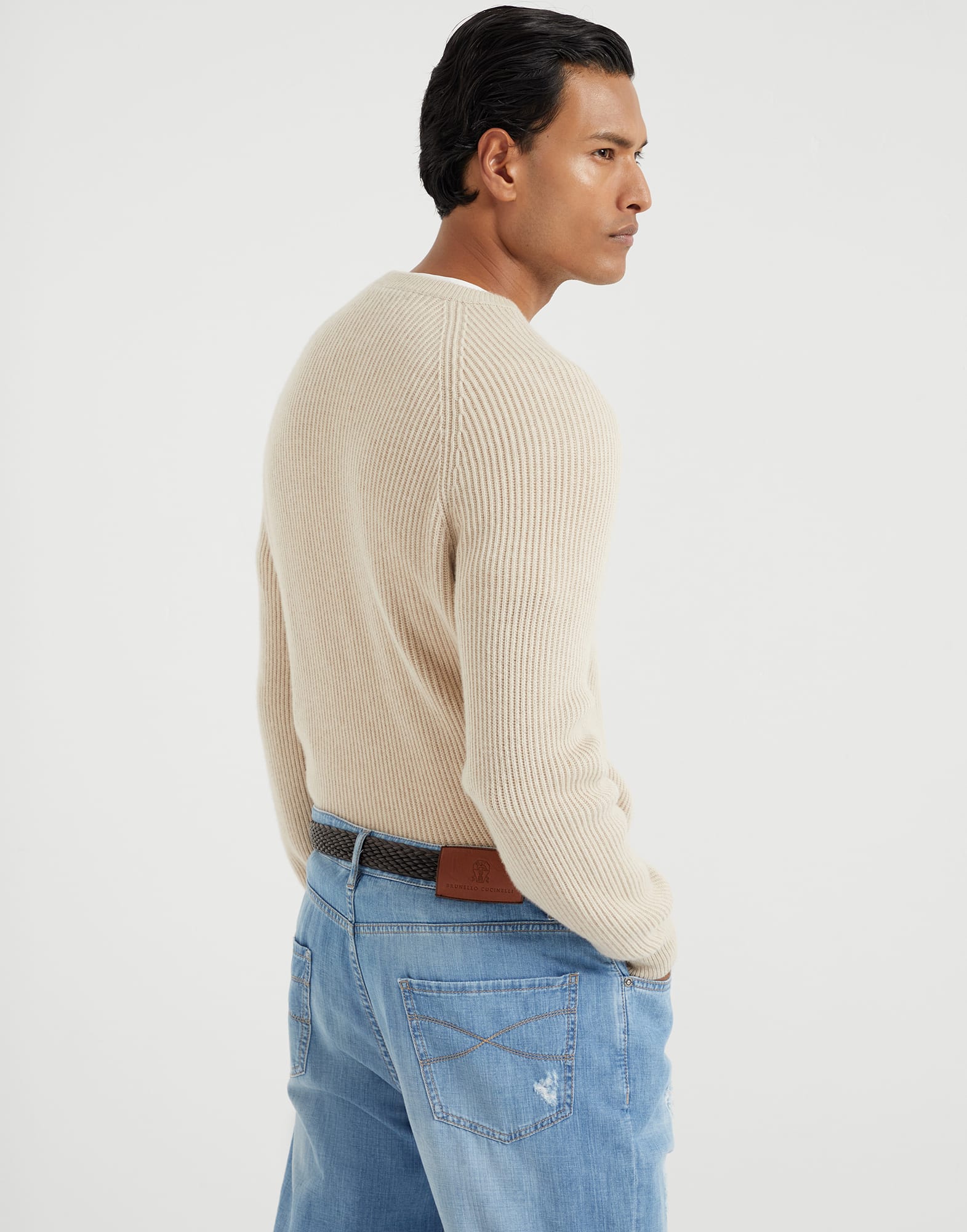 English Rib knit sweater
