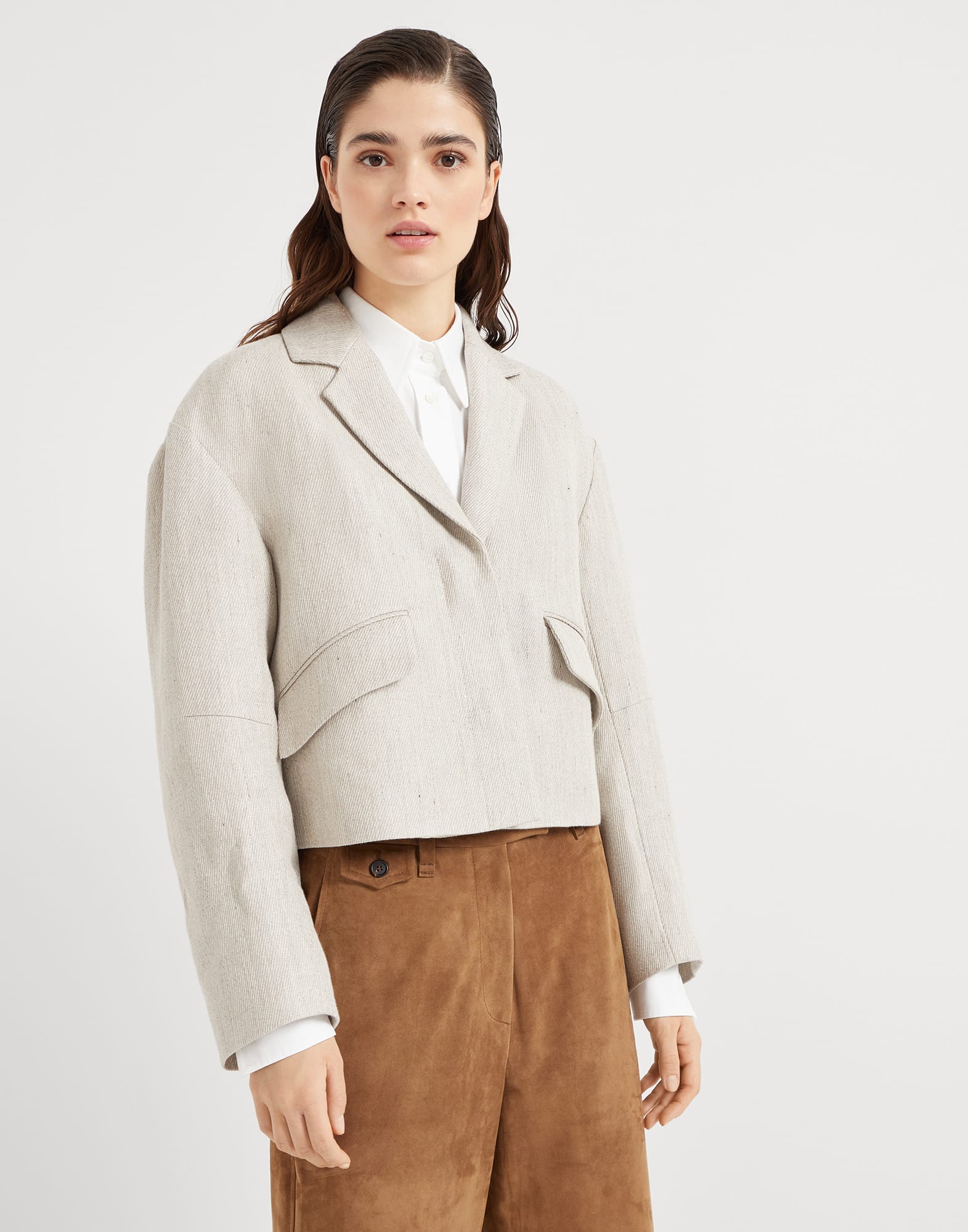 Outerwear with monili