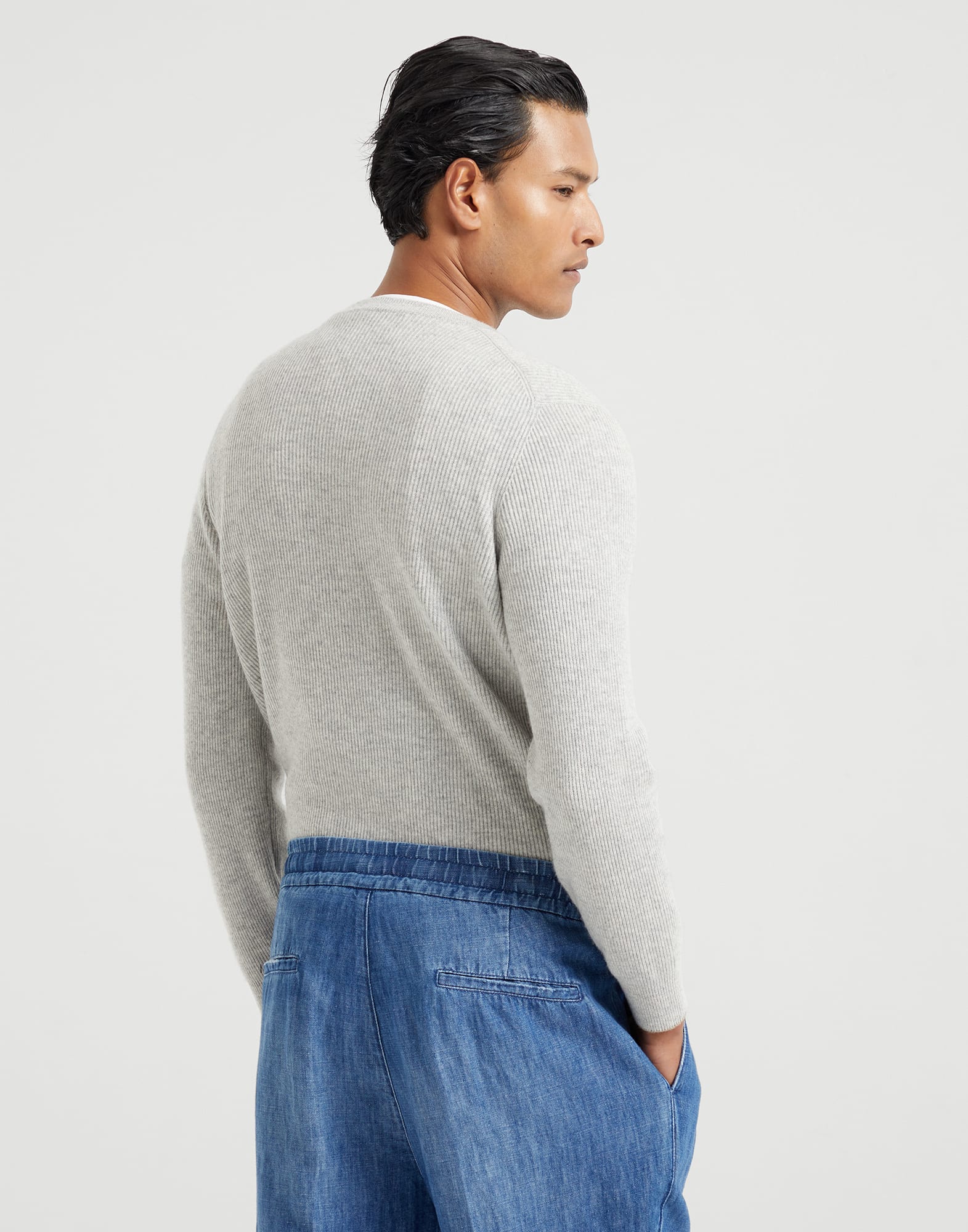 English Rib knit sweater