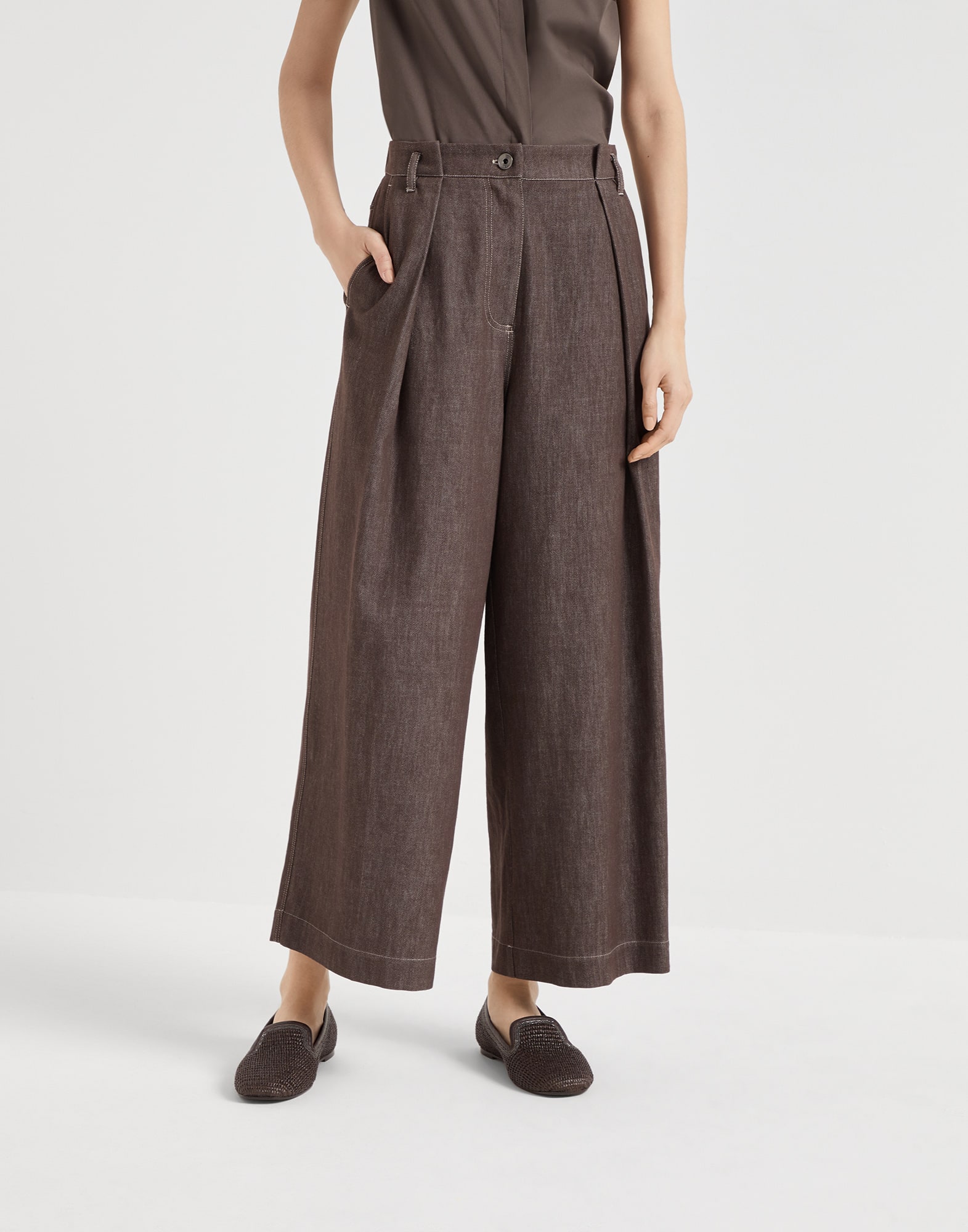 A-line trousers