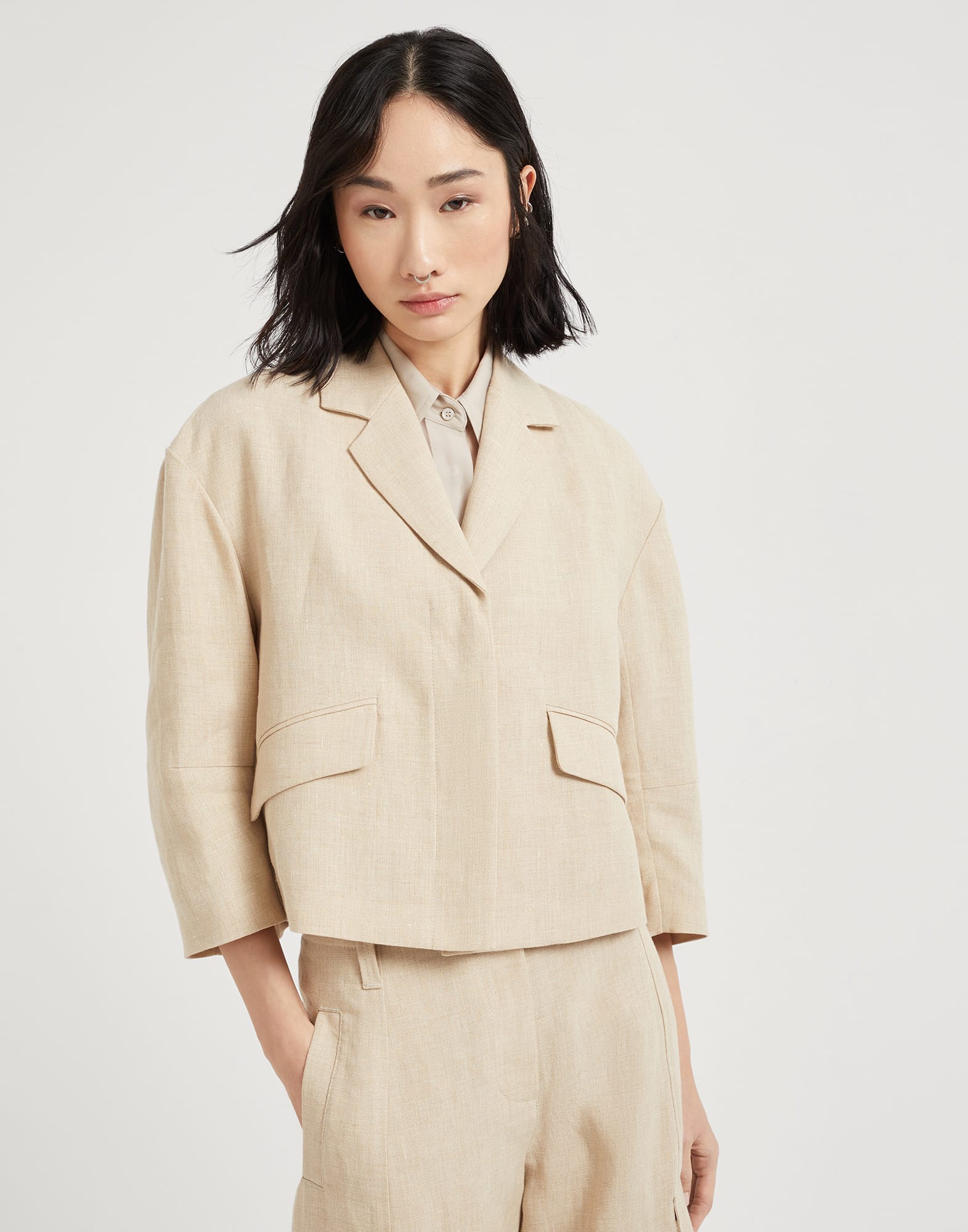 Cropped blazer