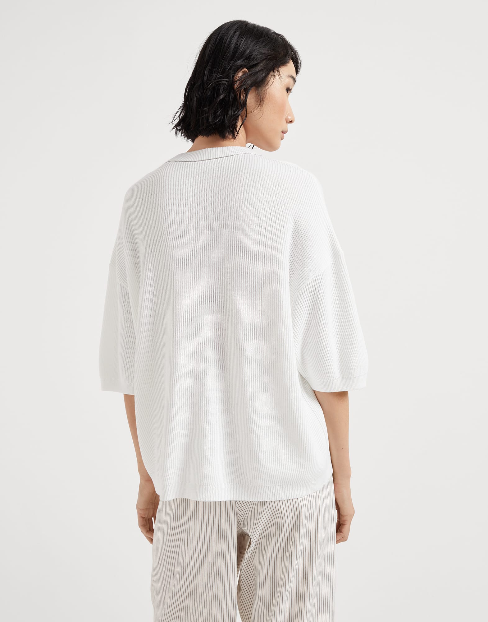 English Rib knit sweater