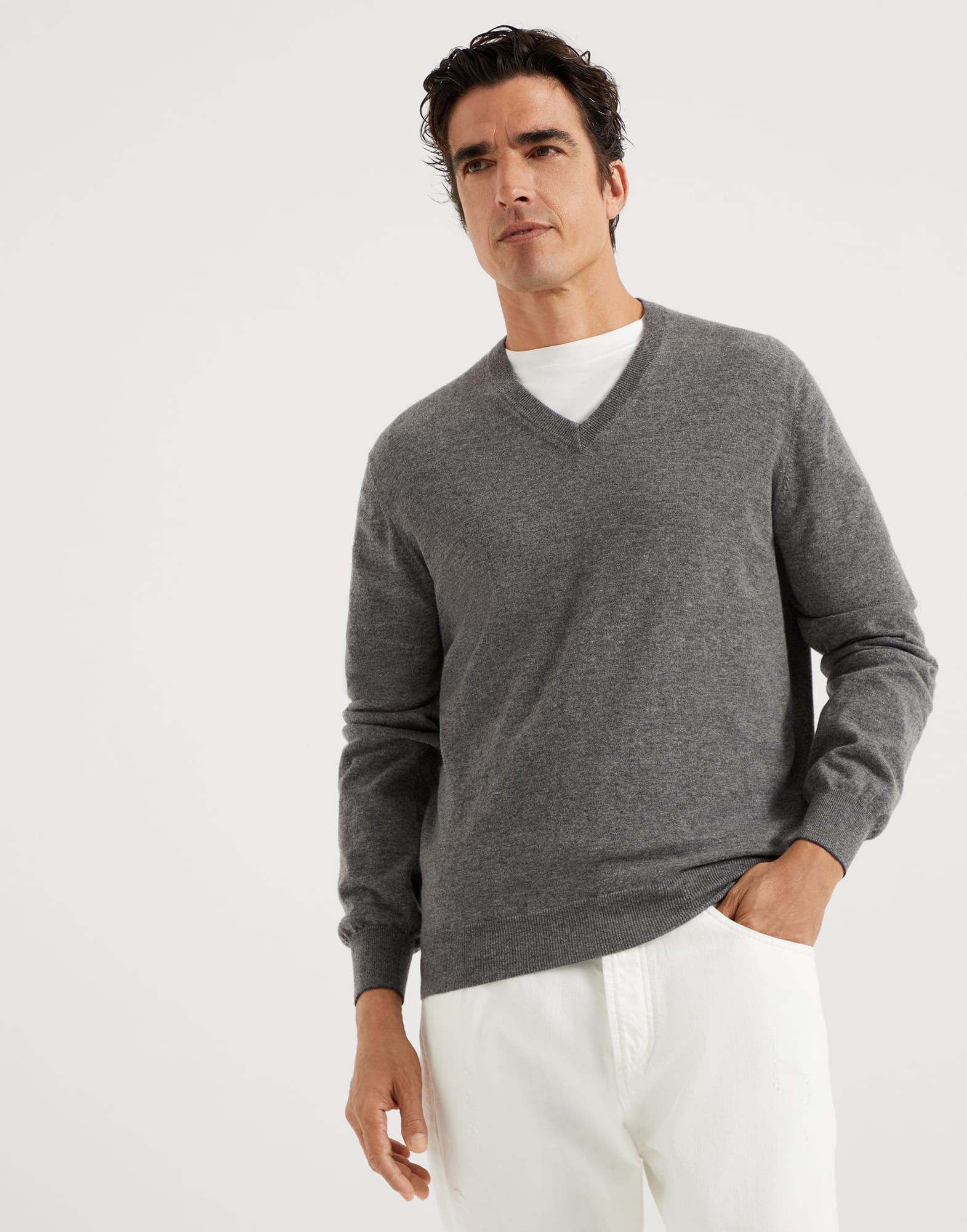 Cashmere Lithe yarn sweater