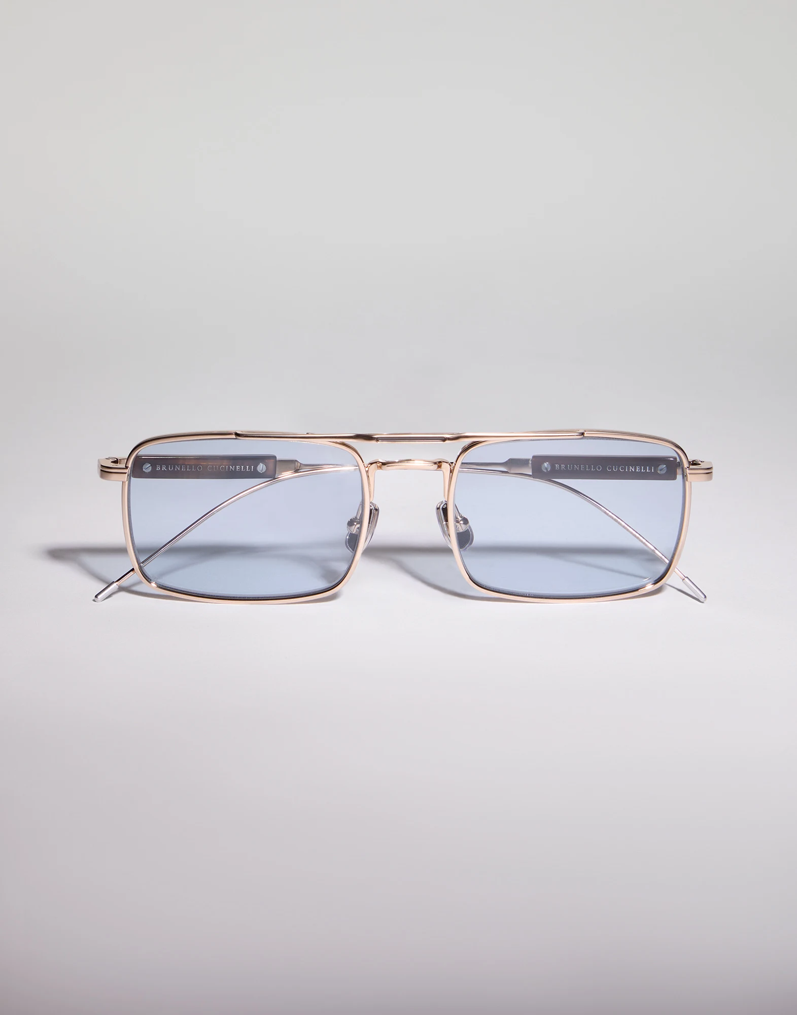 Eric 18k gold-plated frame