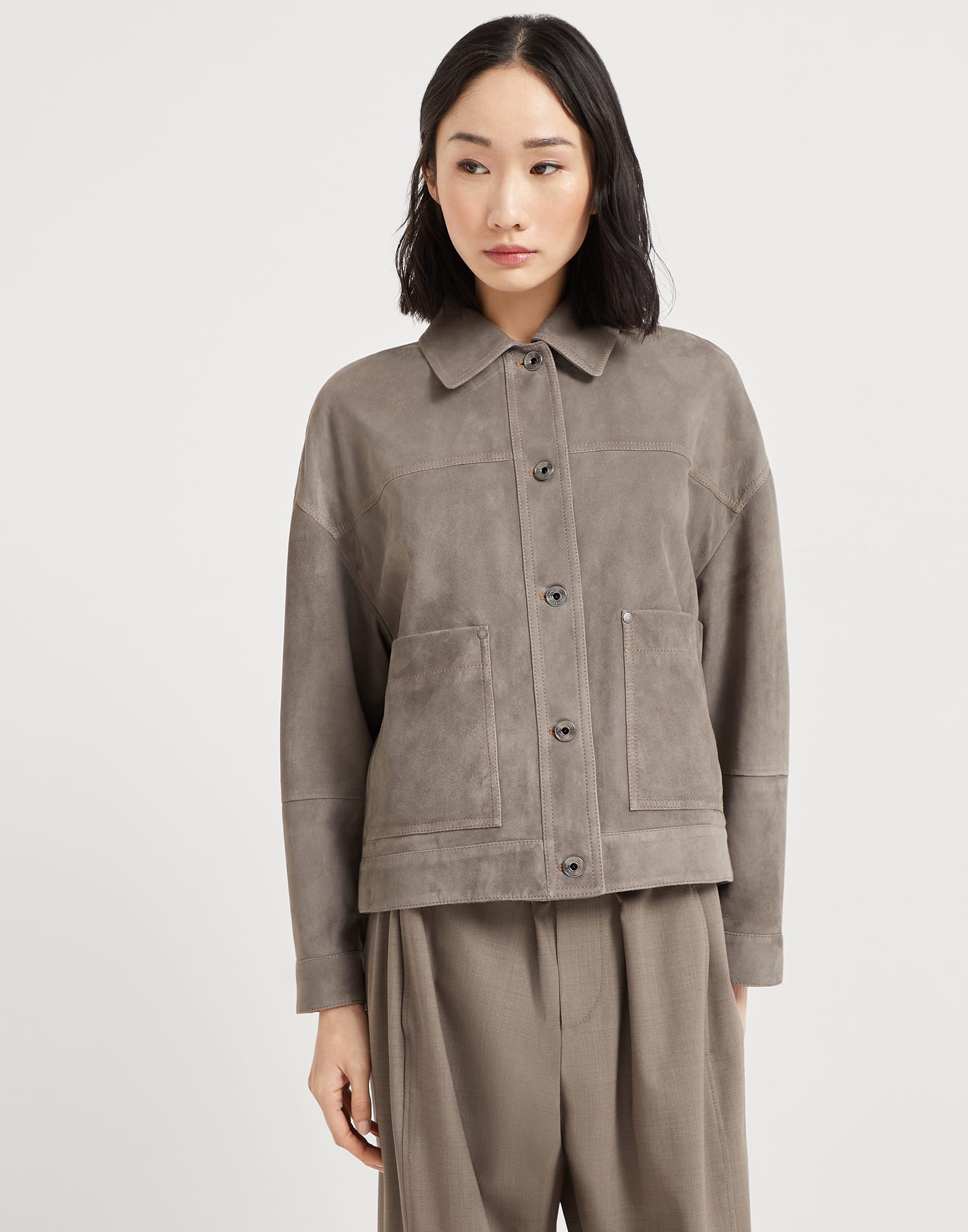 Couture suede jacket