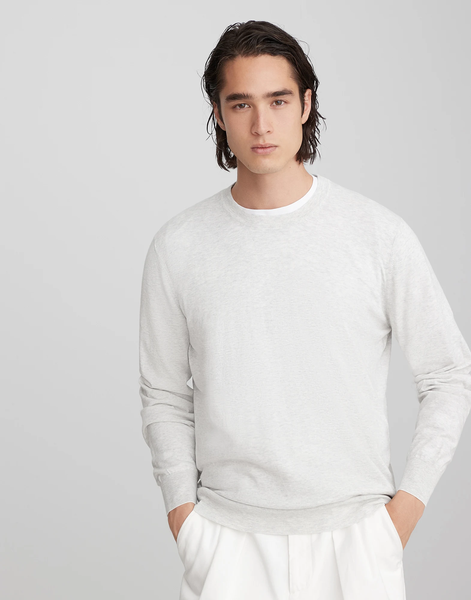 Cotton lightweight sweater