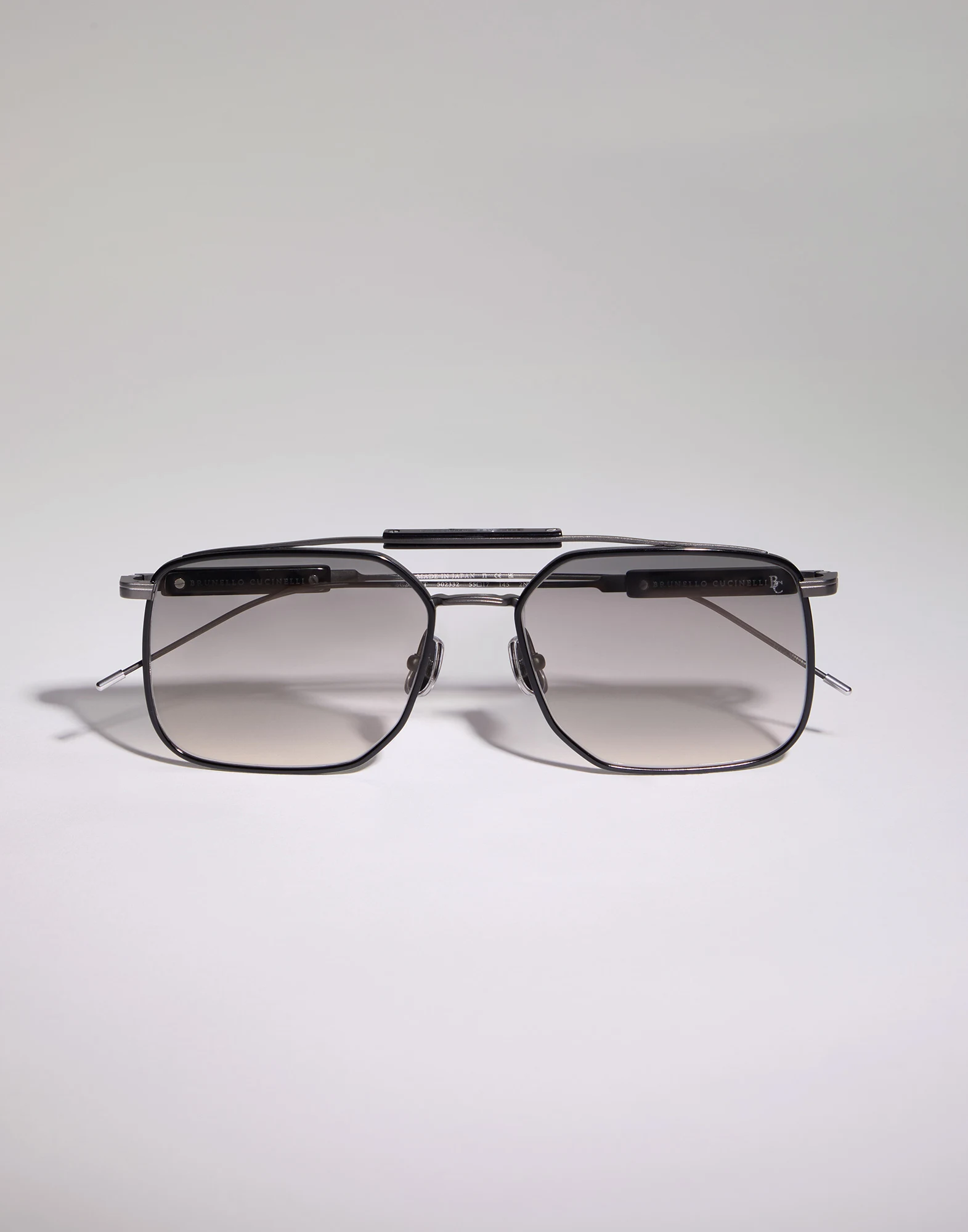 Squared titanium sunglasses