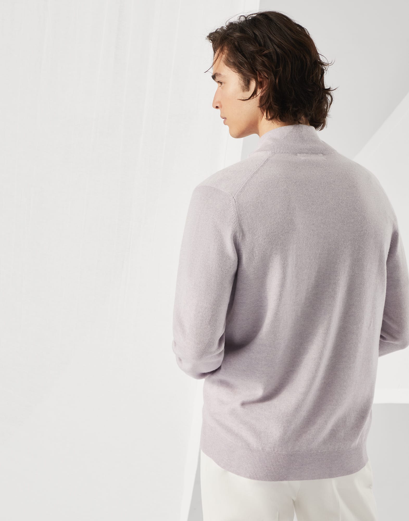 Zip-front cardigan