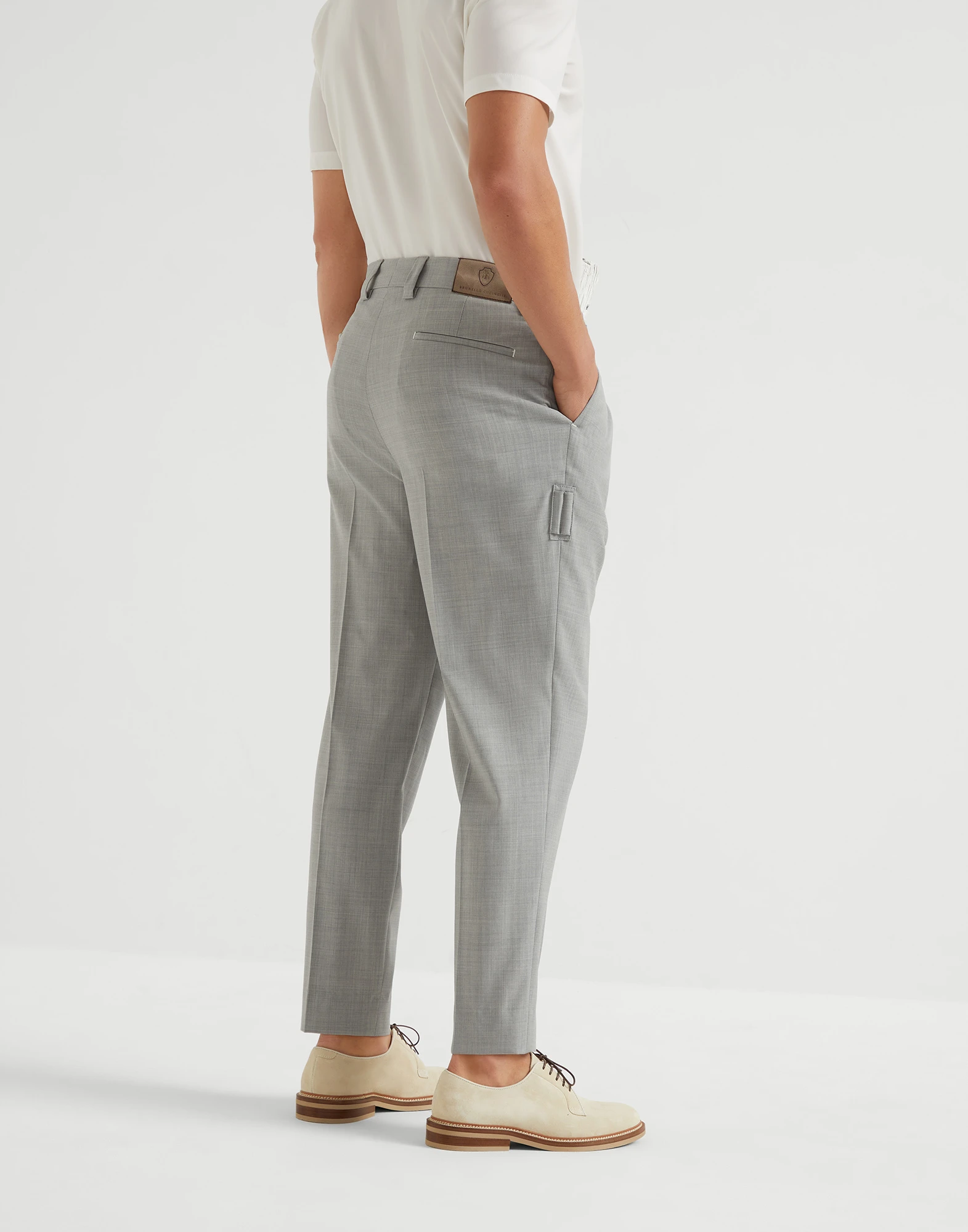 Virgin wool trousers