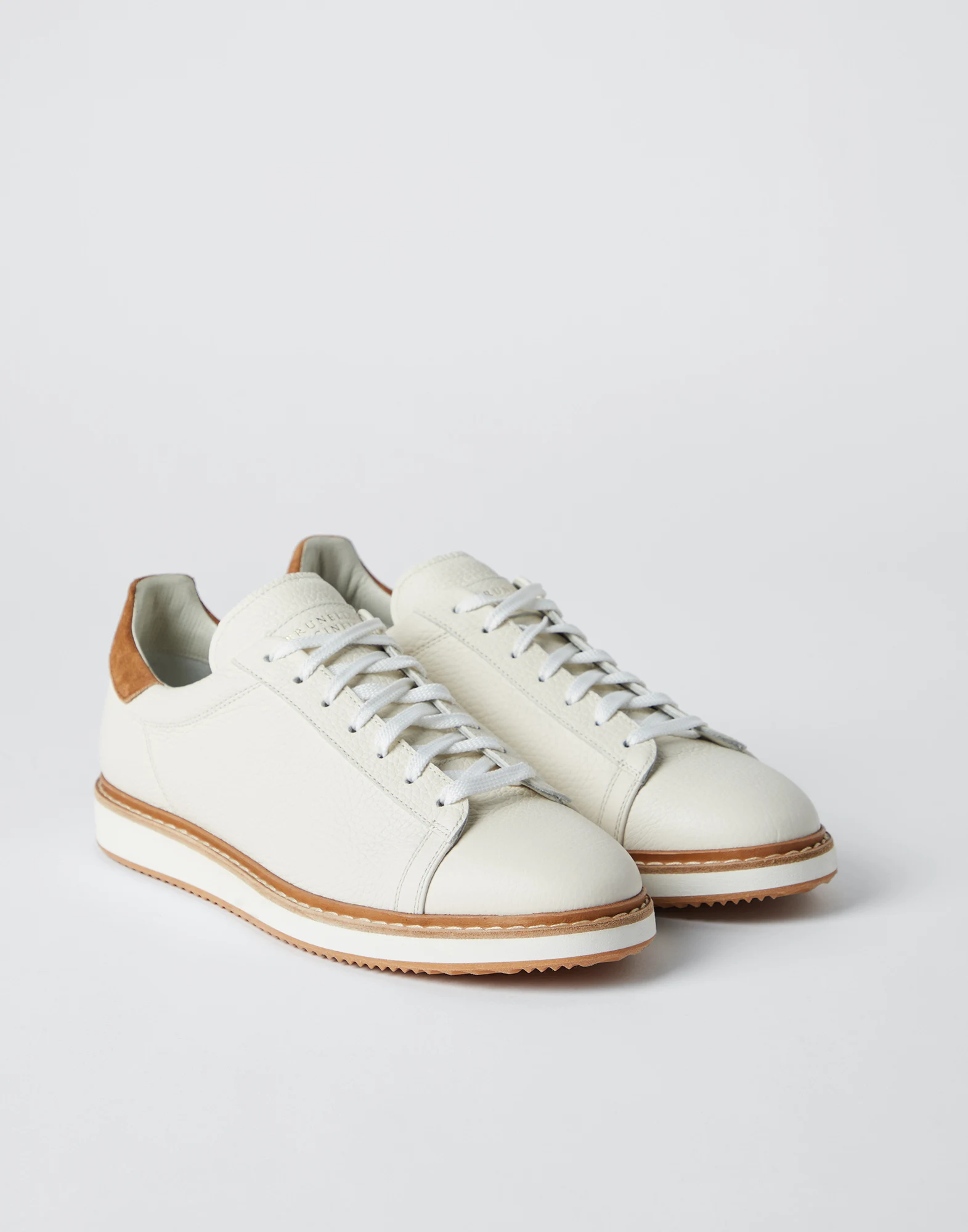 Grained calfskin sneakers