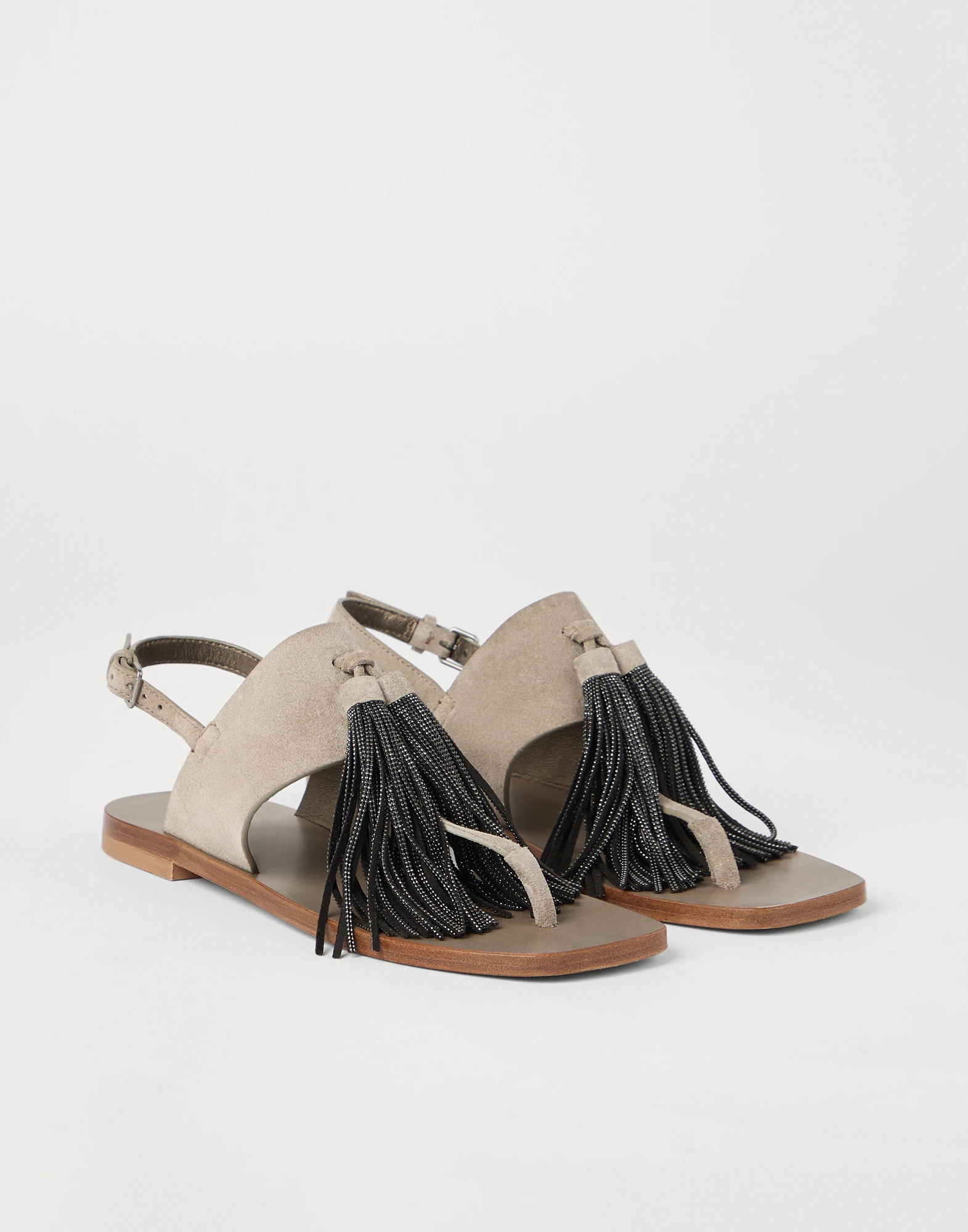 Suede sandals