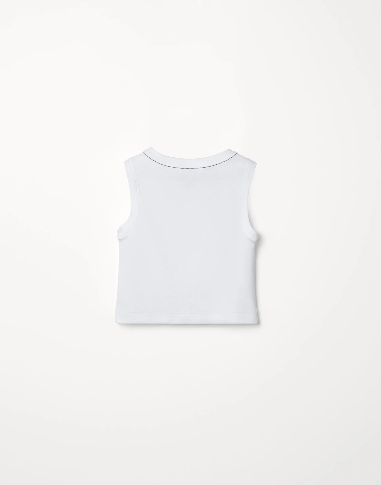 Ribbed jersey top
