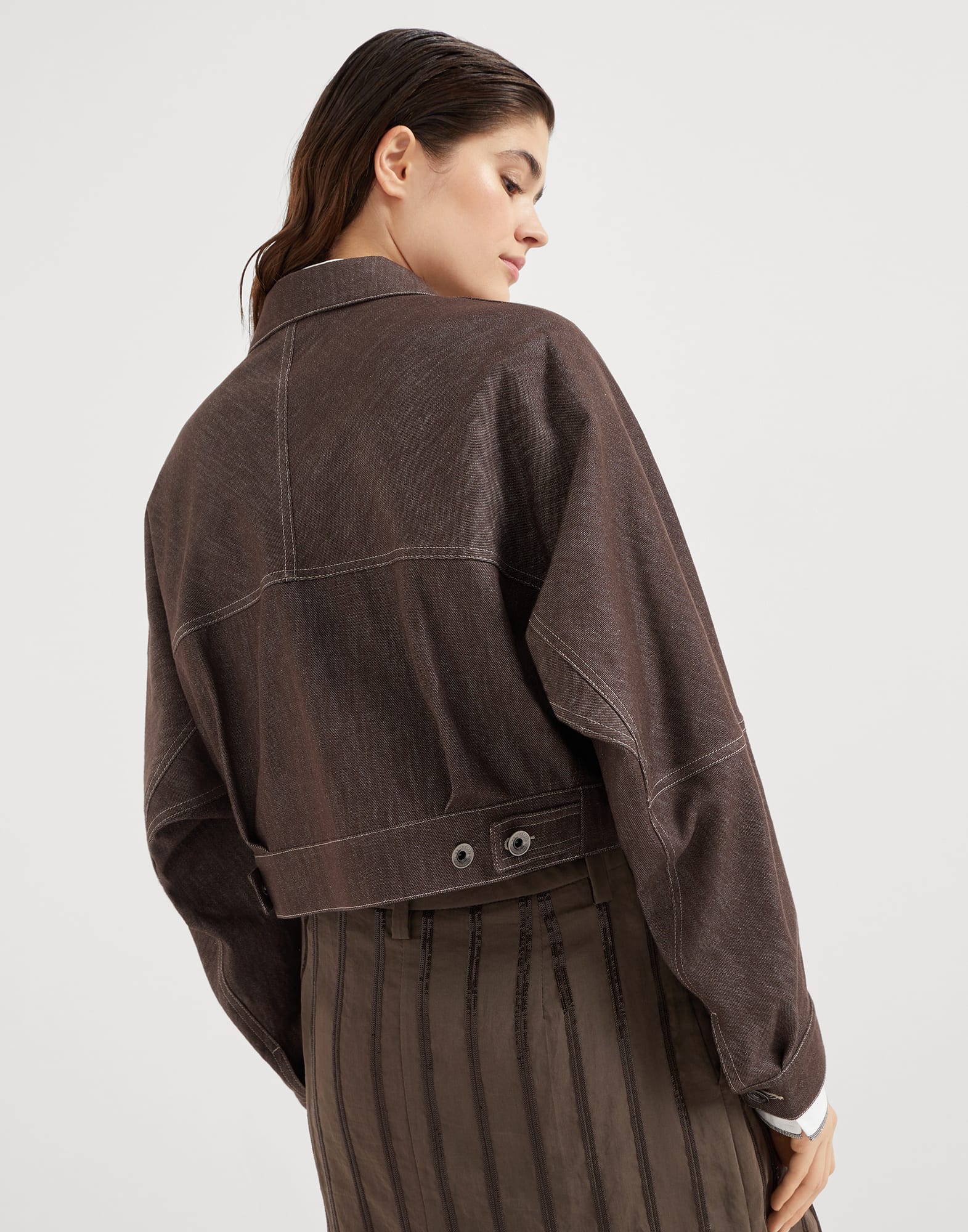 Outerwear with monili