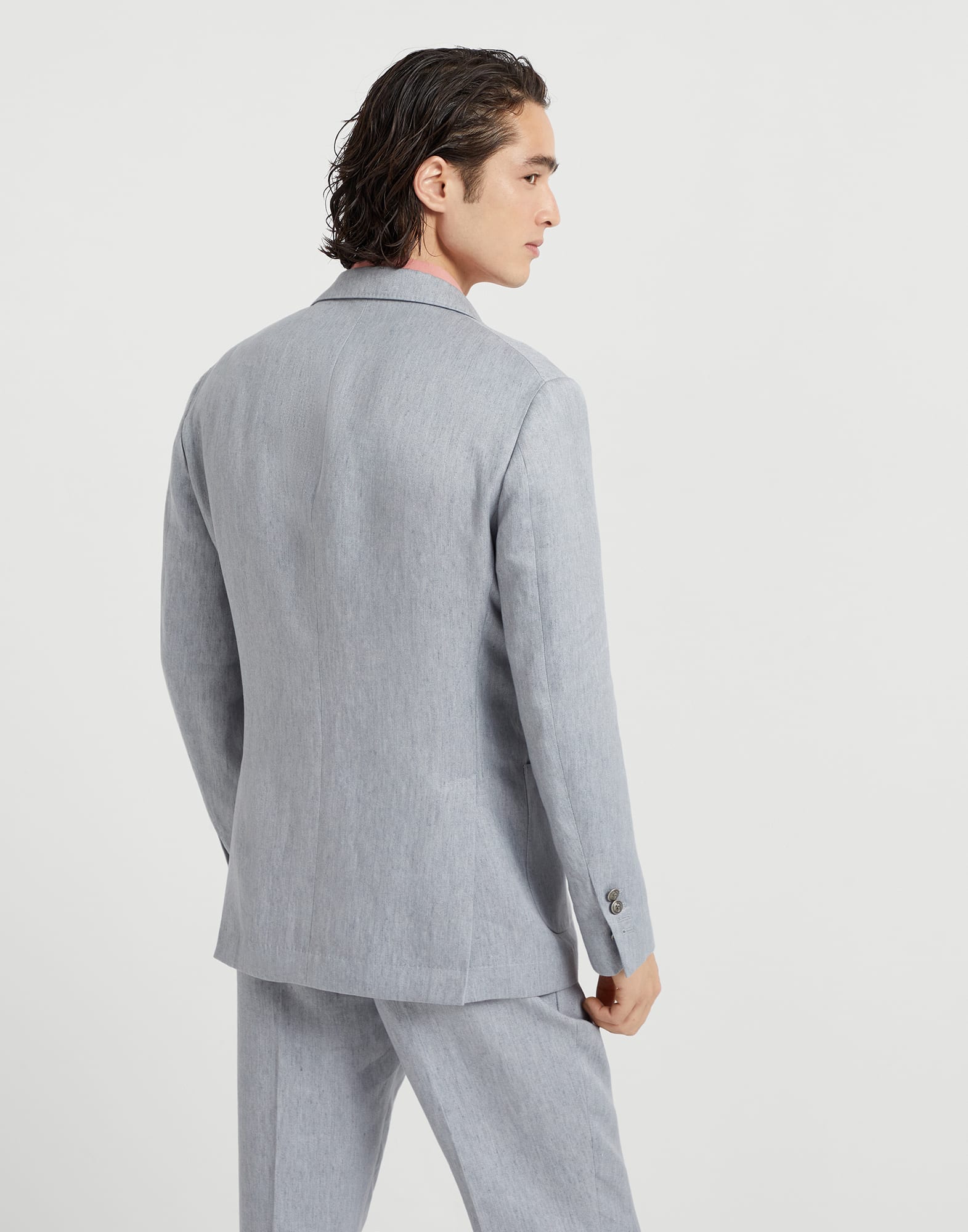 Linen denim jacket