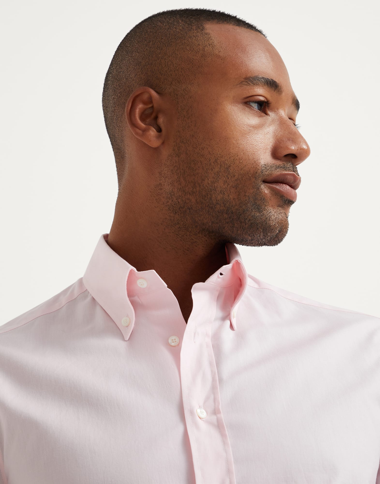 Lightweight Oxford slim fit shirt with button-down collar