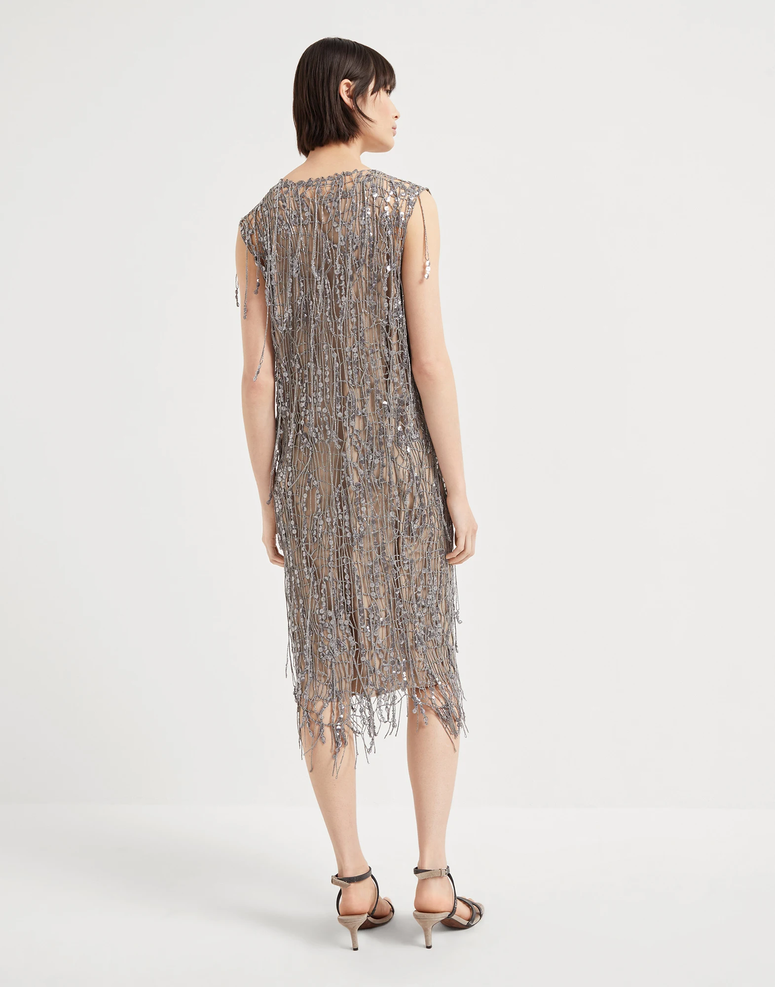 Glistening Embroidery dress