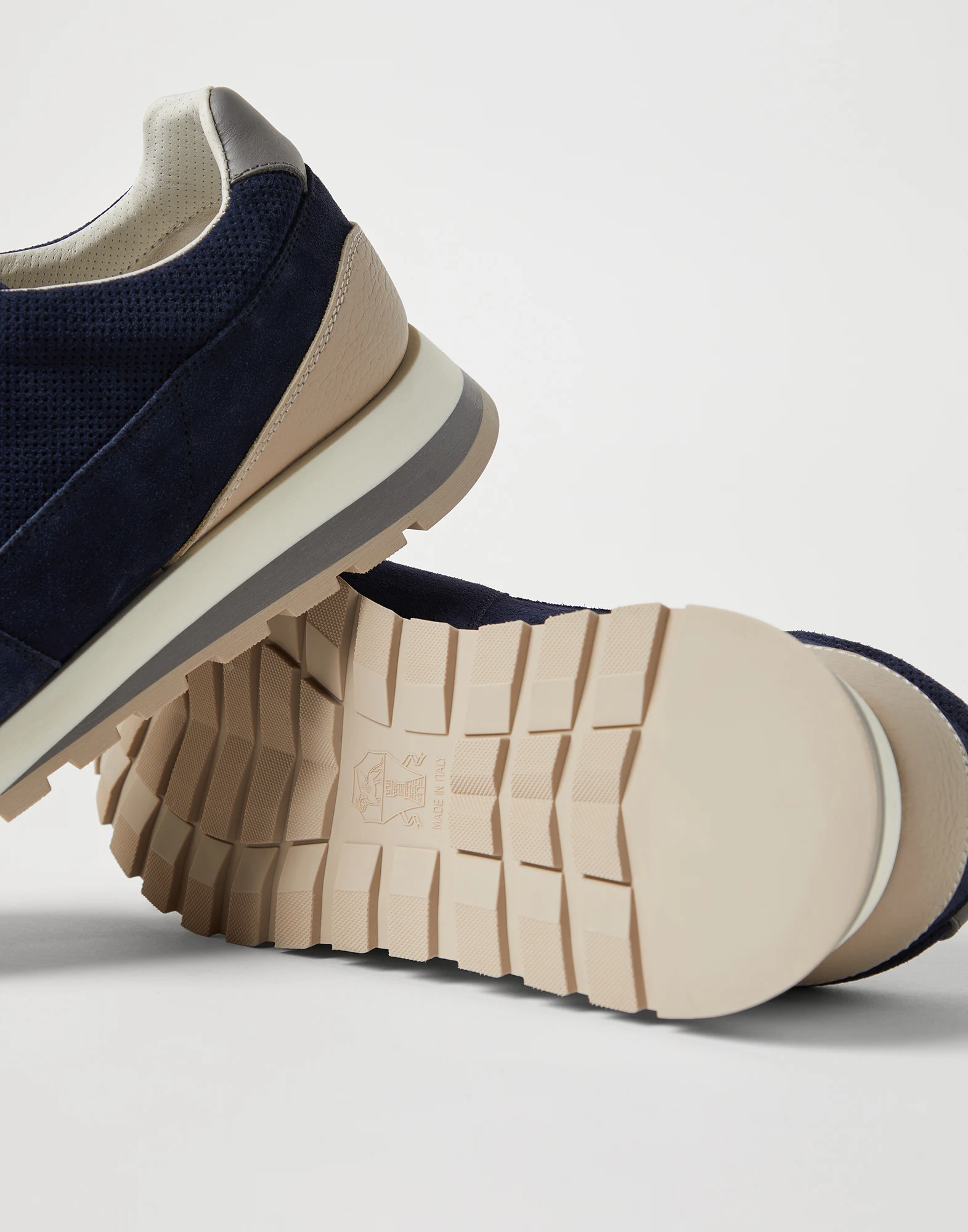 Punched suede runners